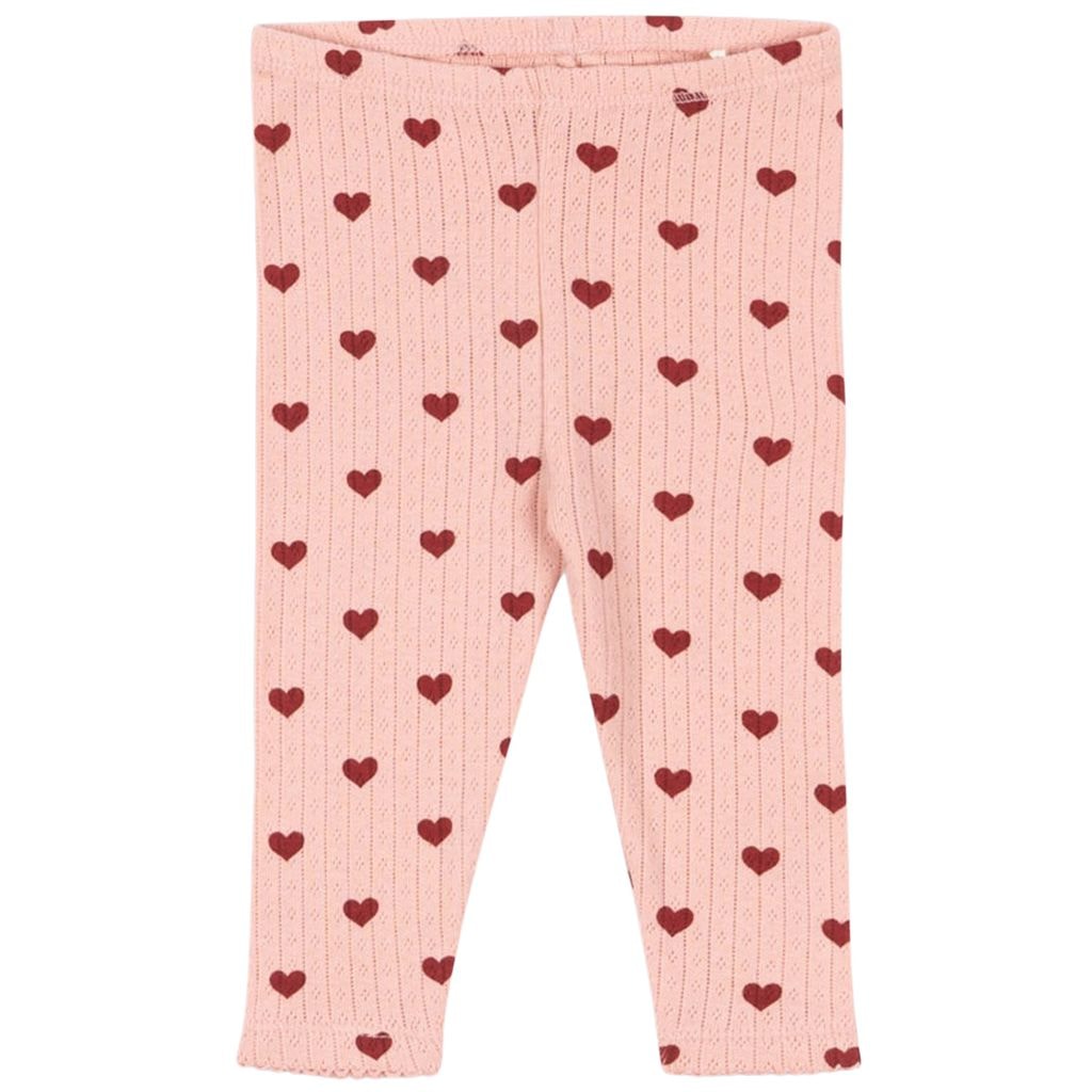 GOTS Minnie Leggings Amour Rouge