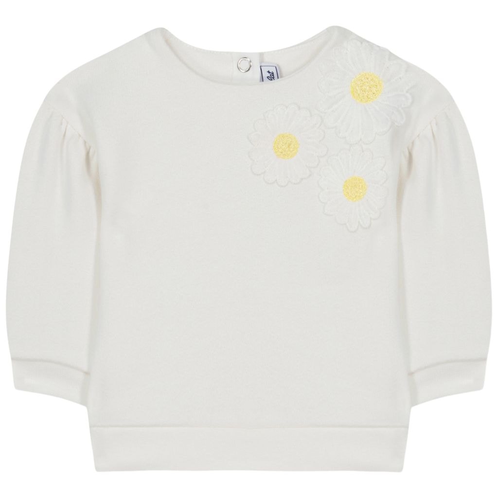 Embroidered Baby Sweatshirt Blue