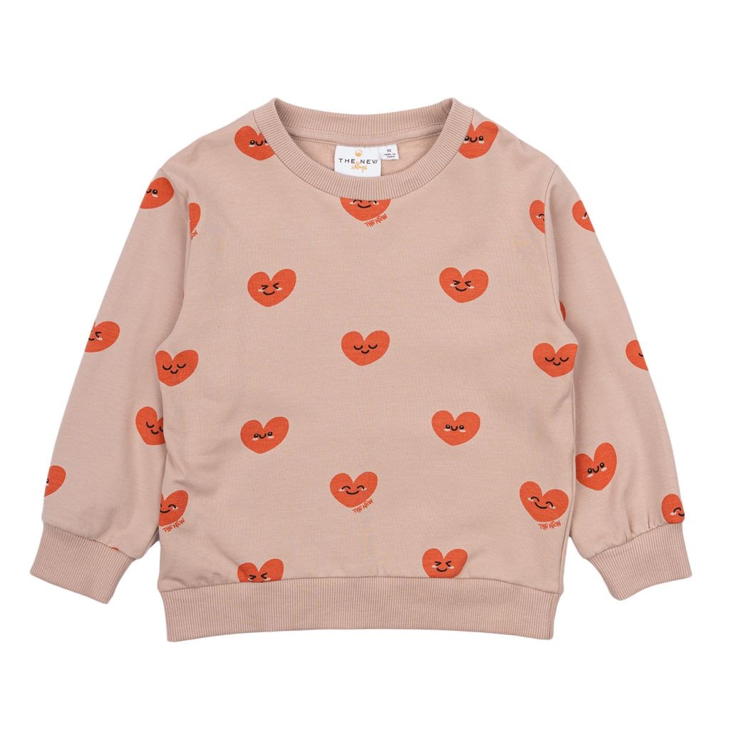GOTS Nell Sweatshirt Adobe Rose