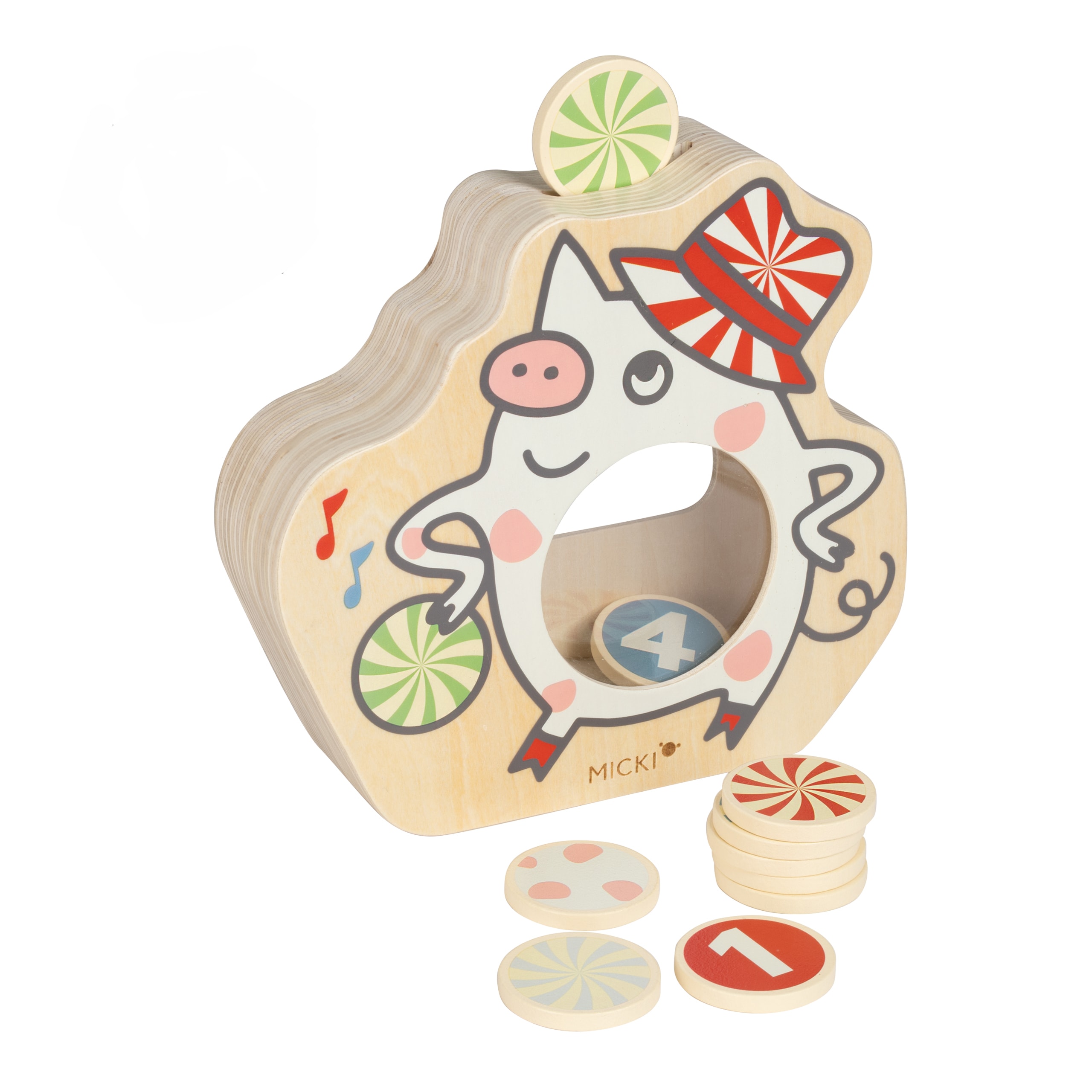 JinglePop Pig Activity Toy Multicolor