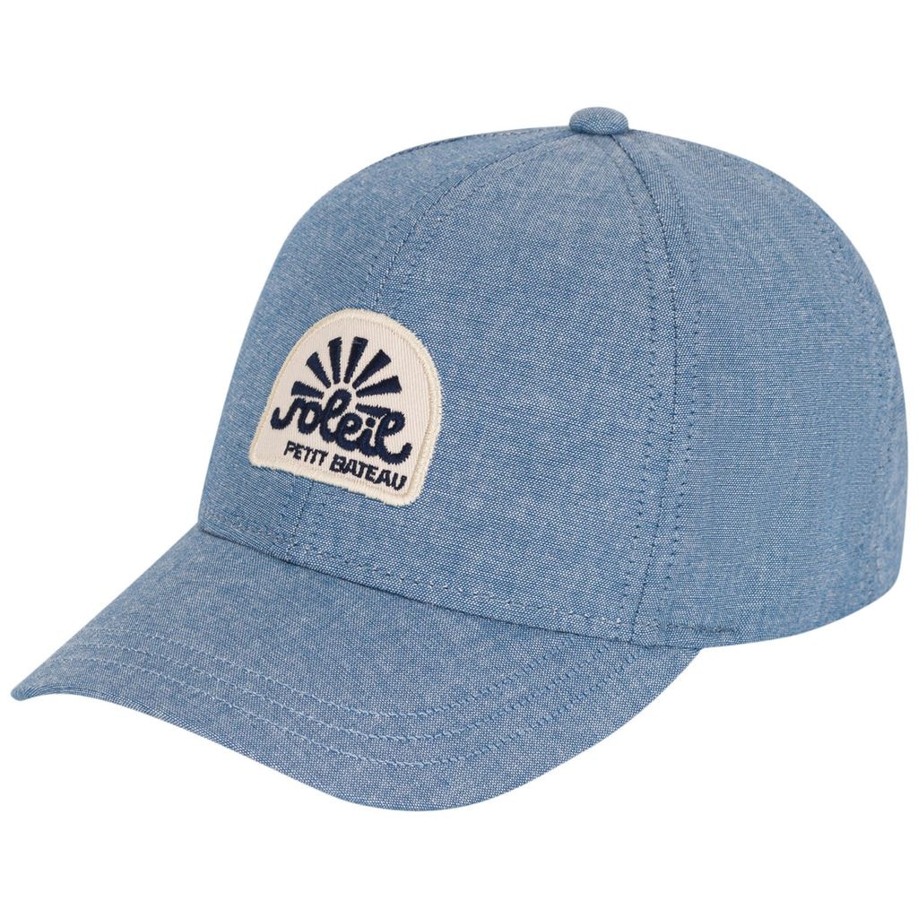 Branded Baseball Cap Denim Blue