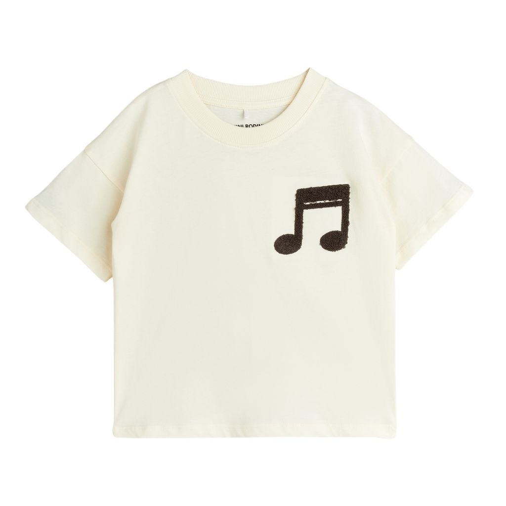 Note Chenille T-shirt Offwhite