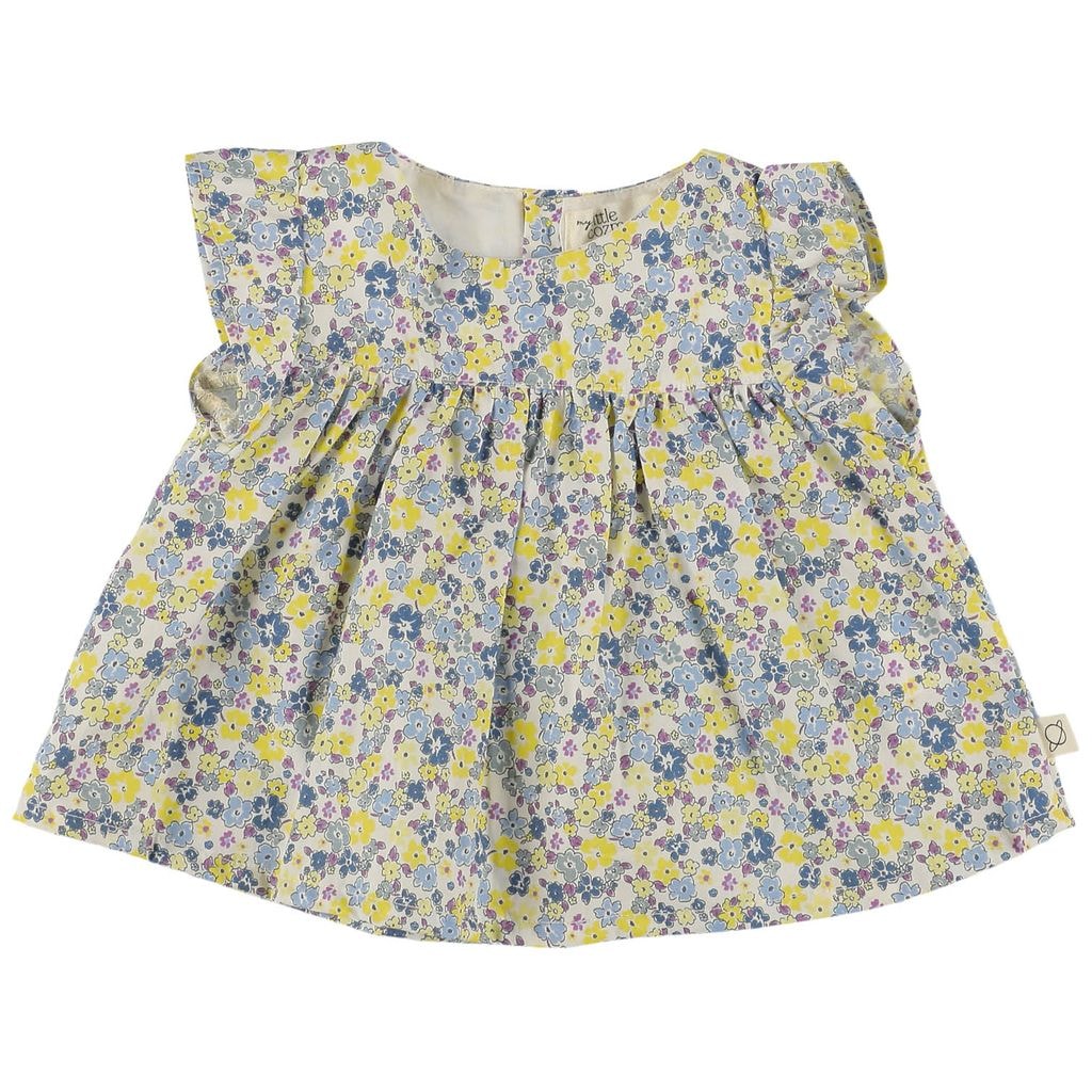 Babe Liberty Floral Blouse White