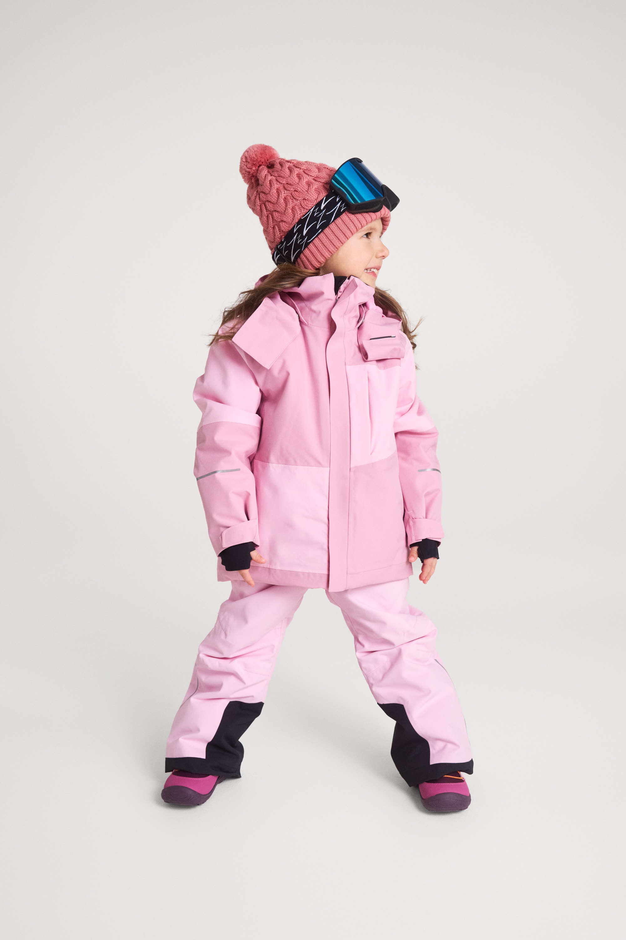 Proxima ReimaTec Vinterbukser Grey Pink