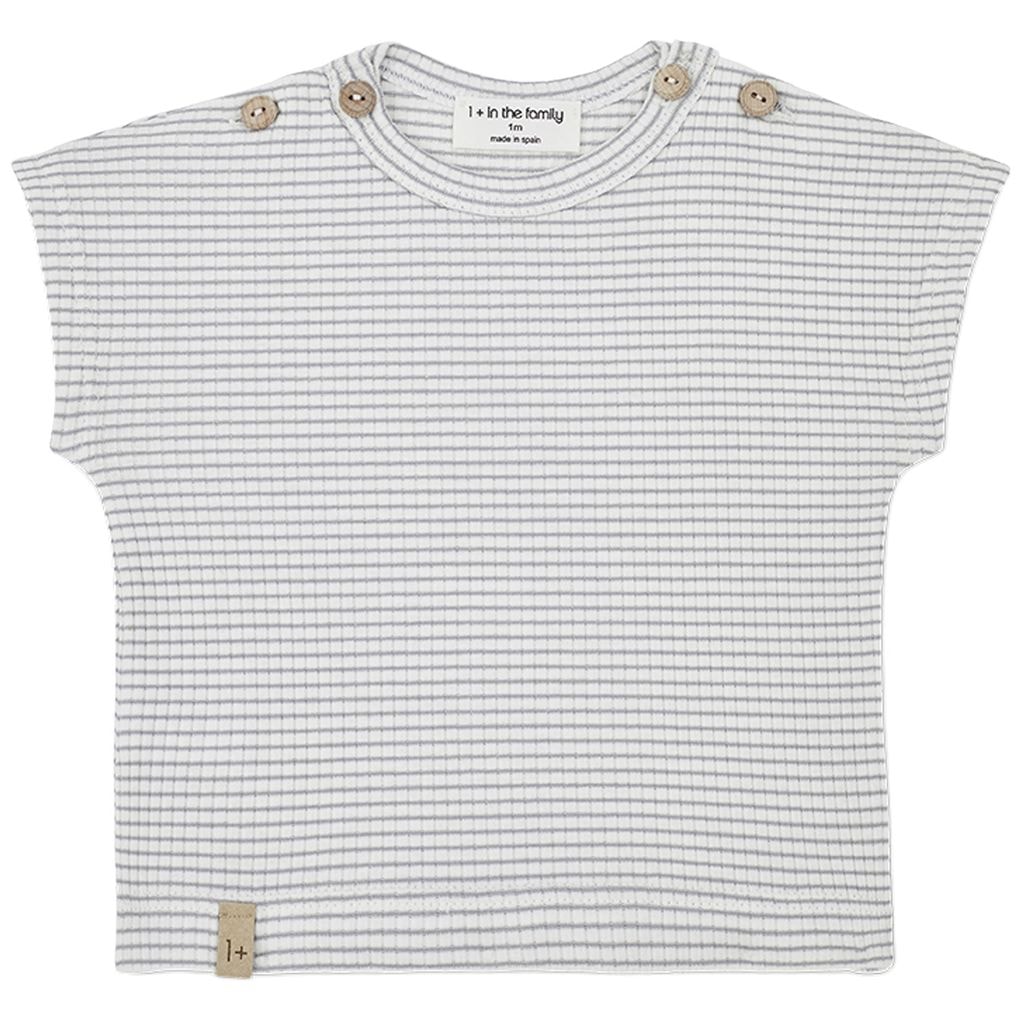 Jad T-shirt Smokey/Ivory