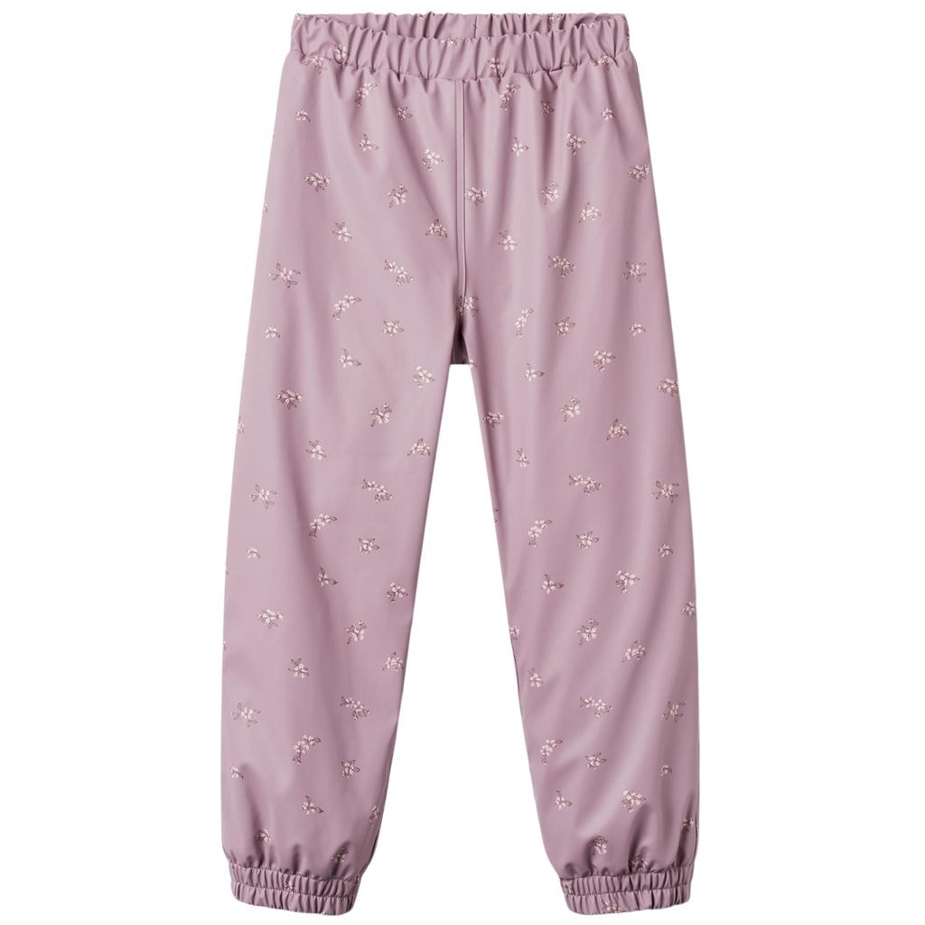 Thermo Rain Housut Um Soft Lilac Flowers