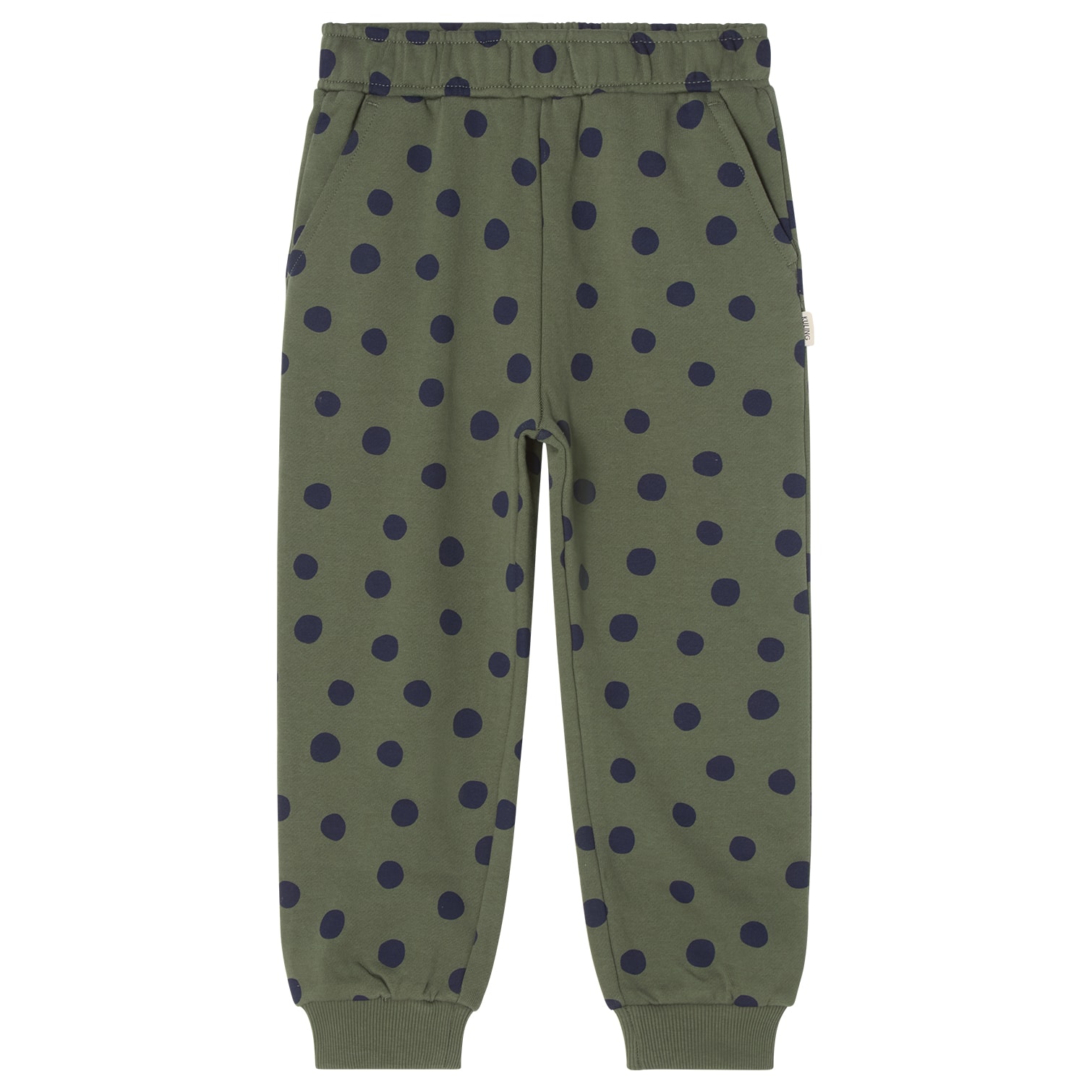 Valencia Sweatpants Forest Green Dots