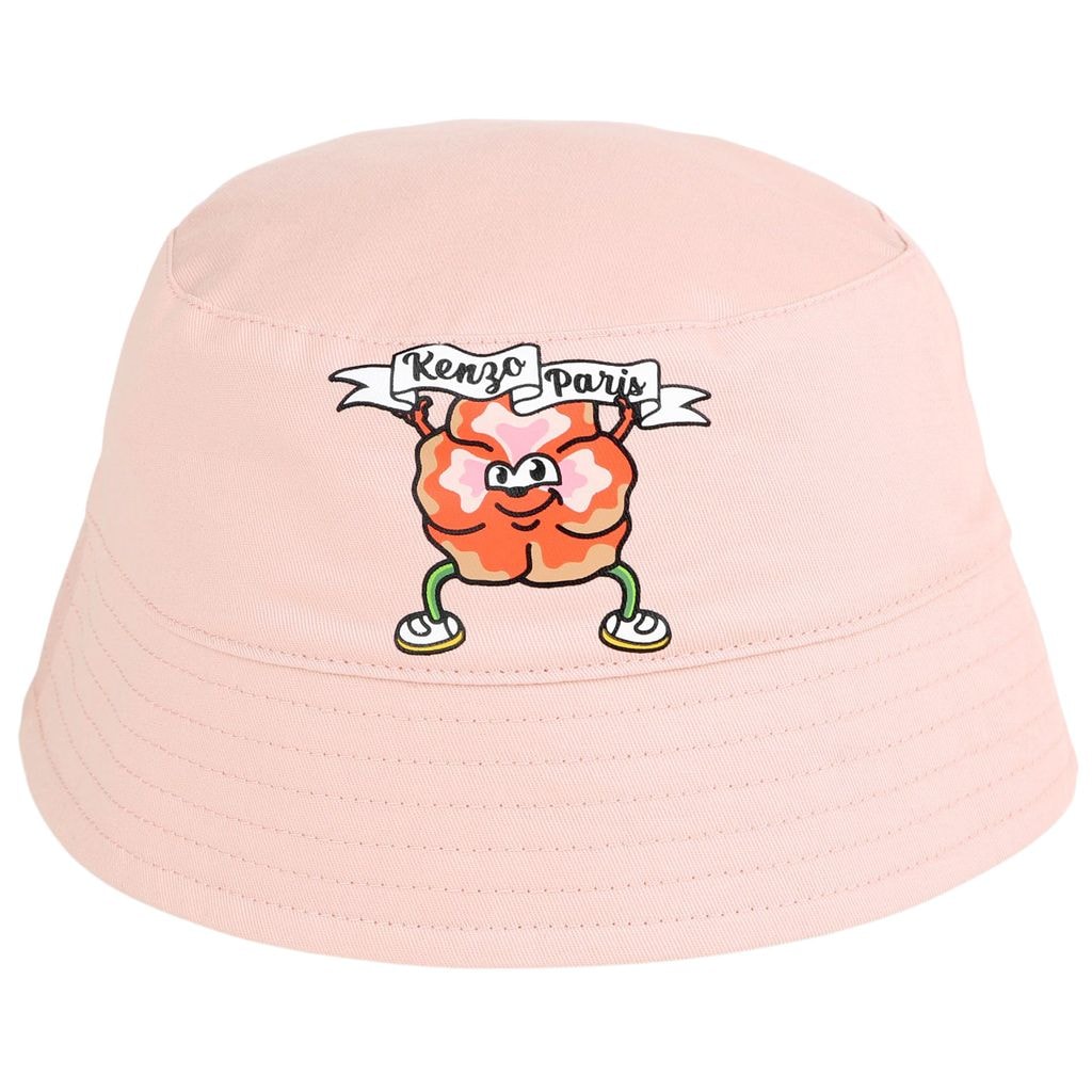 Reversible Bucket Hat Pale Pink