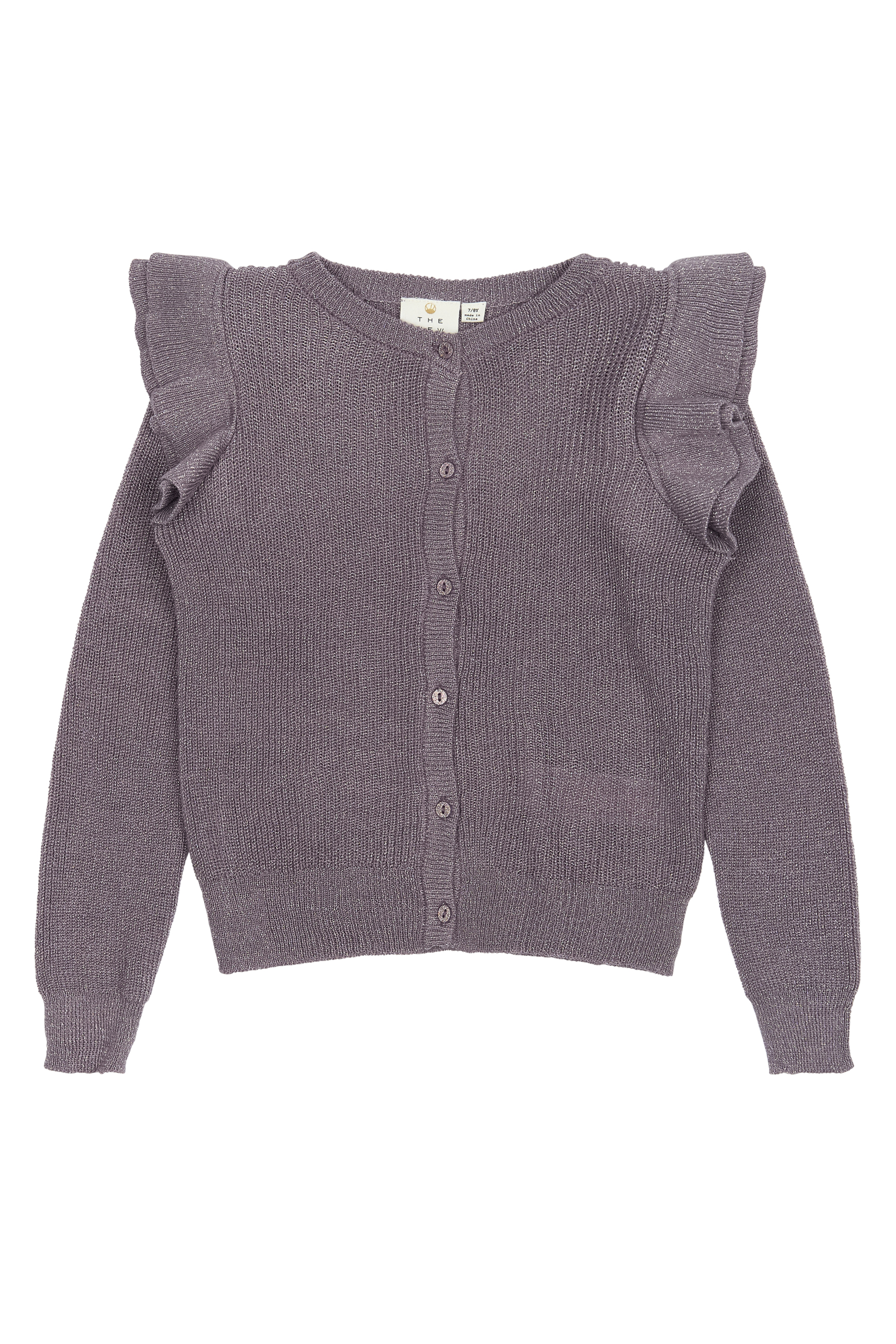 トップス KID MOHAIR GLITTER KNIT CARDIGAN LAPIIS TNPerla Glitter Knit Cardigan Gray Ridge | Babyshop - Shop premium