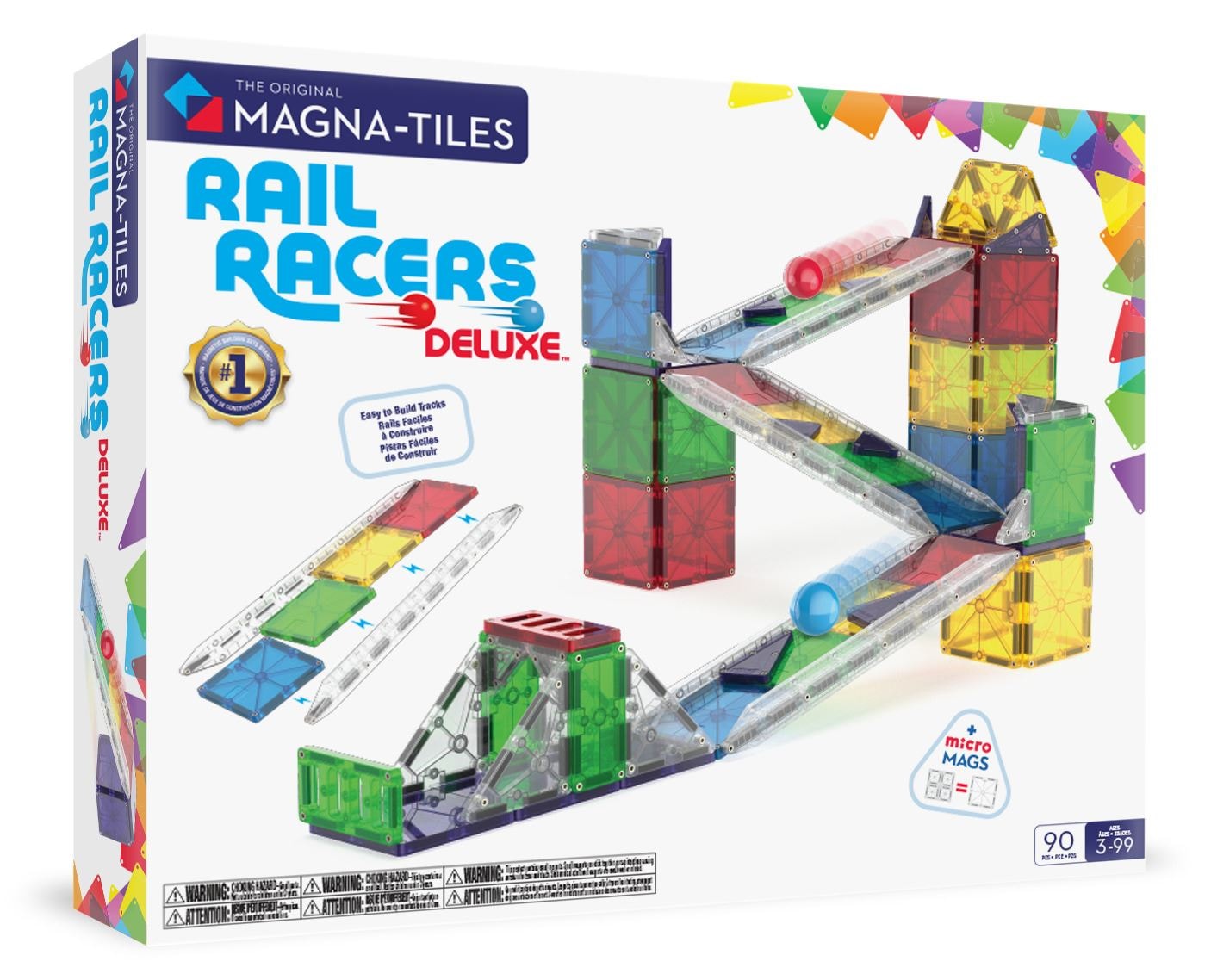 MAGNA-TILES Kugelanlage 90 Stück Multi 