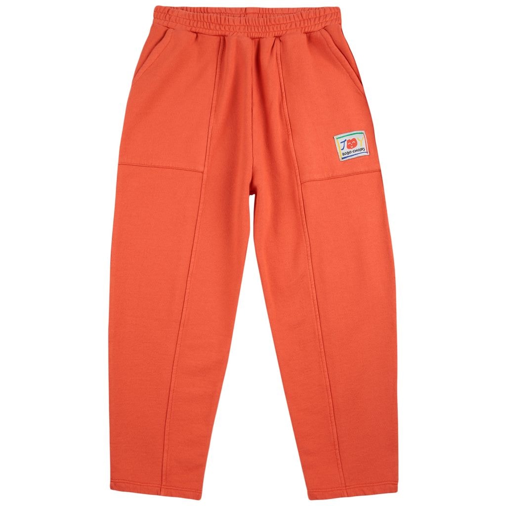 Smiling Red Jogging Pants Red
