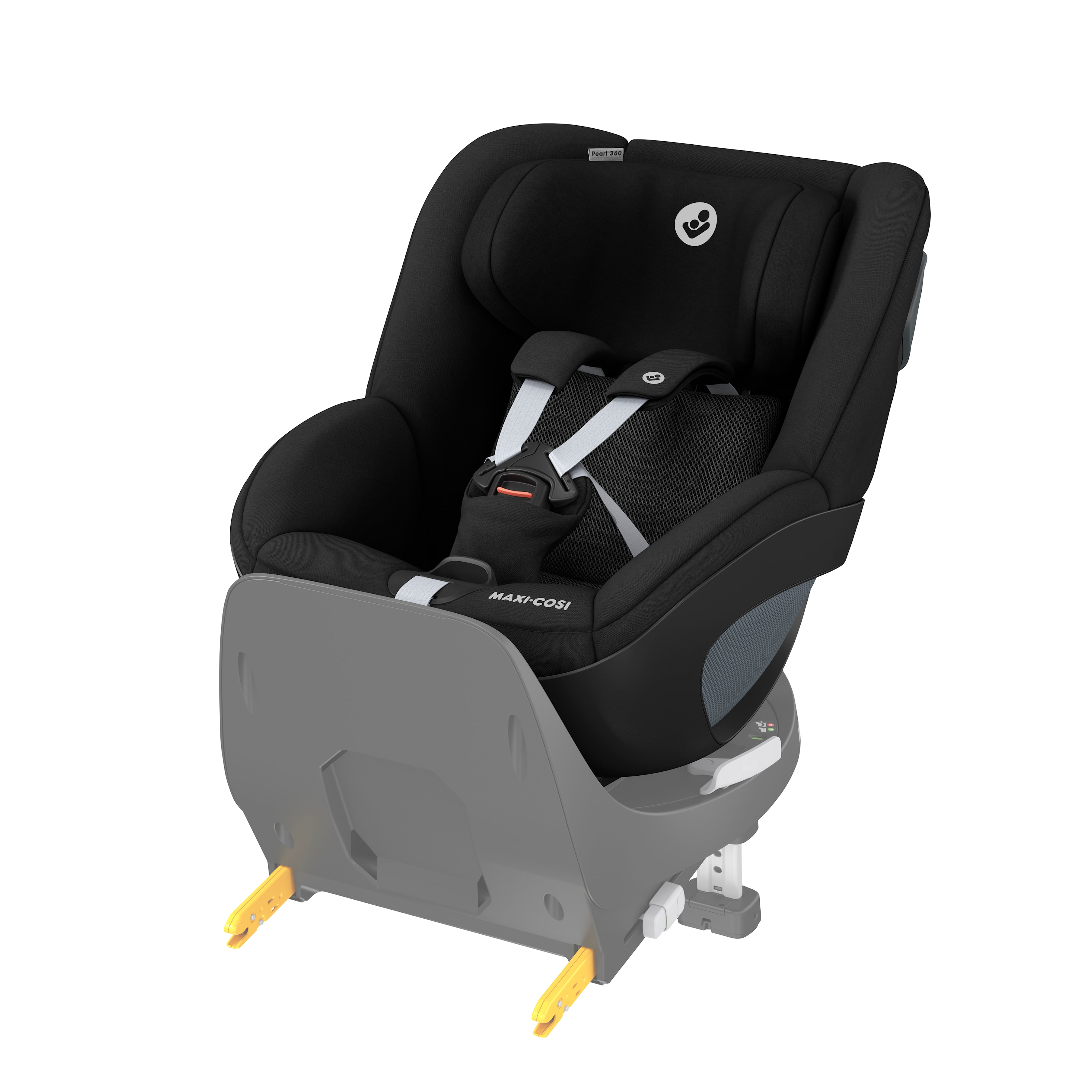Pearl 360 Bilbarnstol 3M-4Y / 0-17 Kg Authentic Black