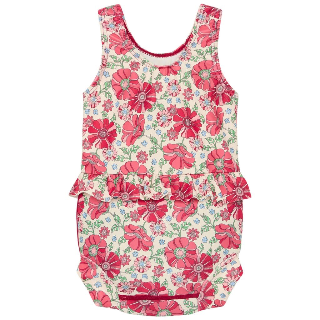 Maddie Blommig Baby Baddräkt Ljusrosa