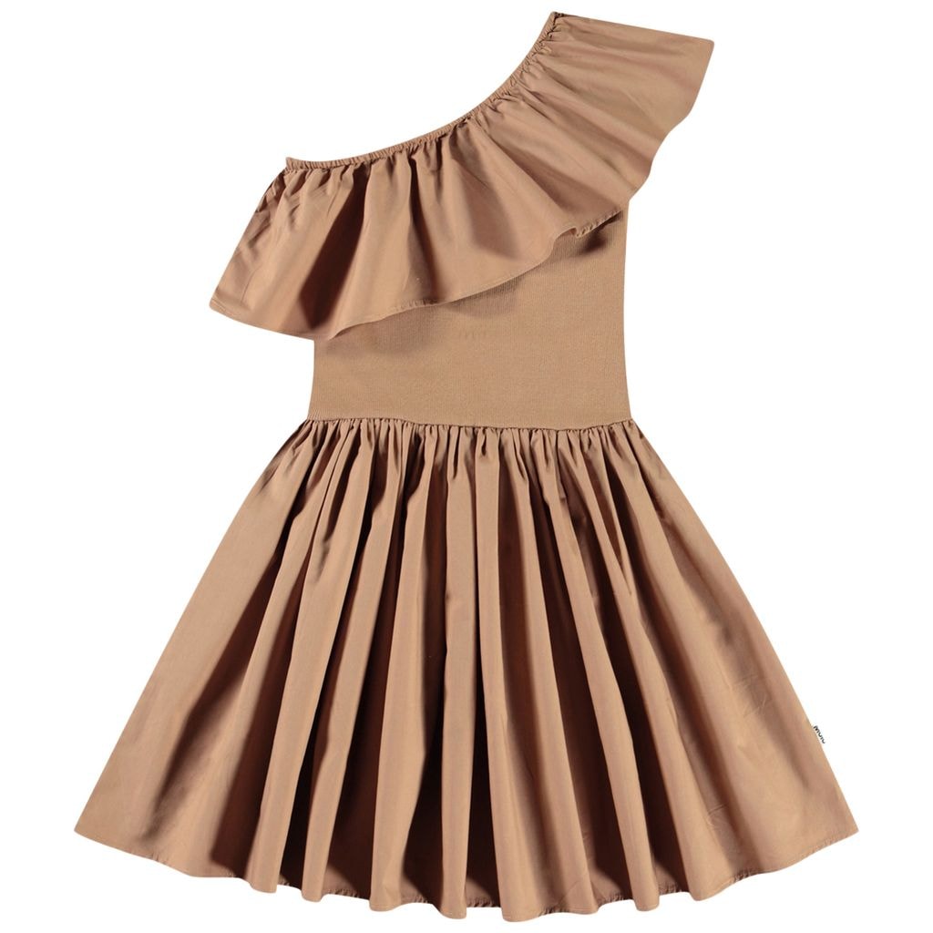 Chloey Short Sleeve Dress Sandalwood
