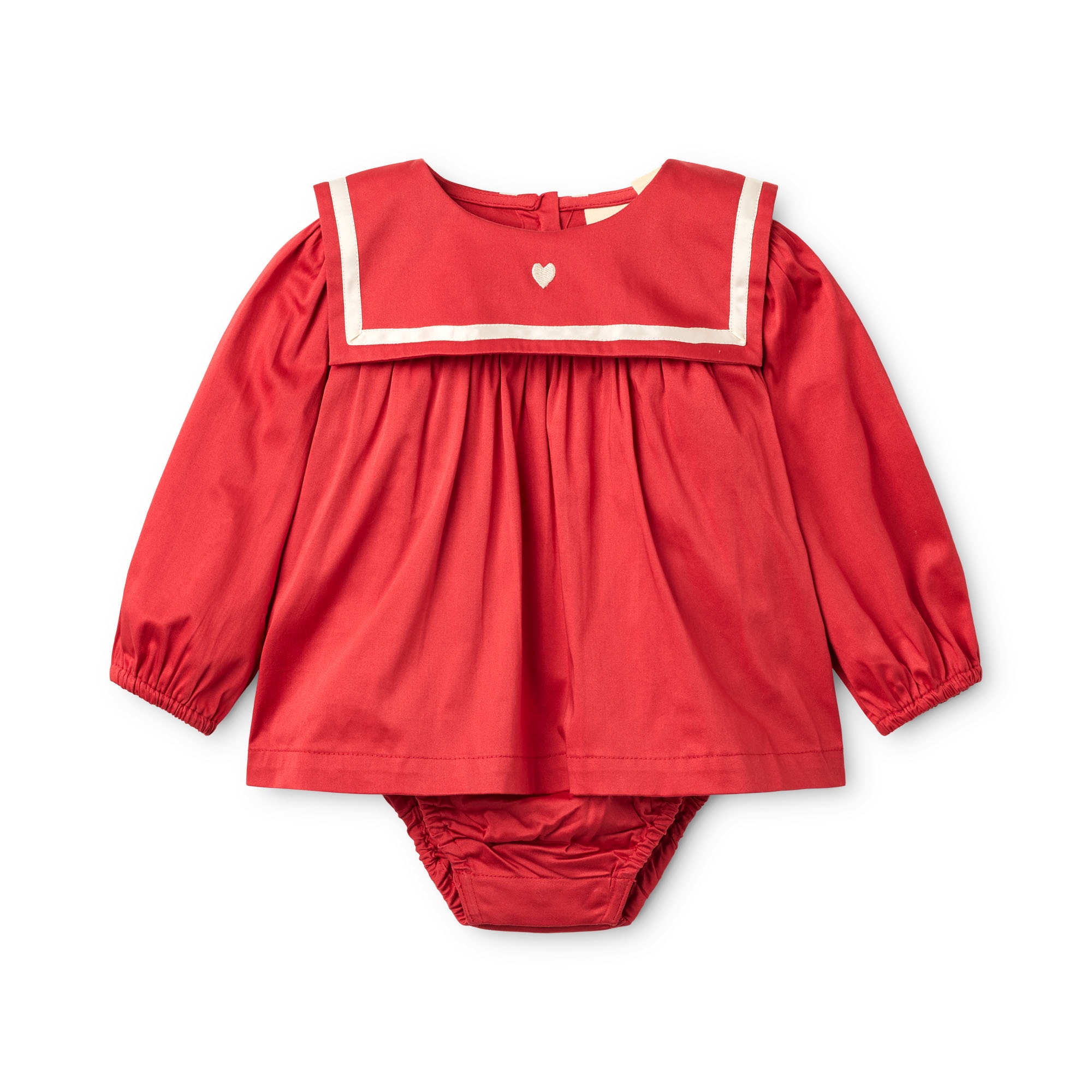 Bay Romper Poppy Red