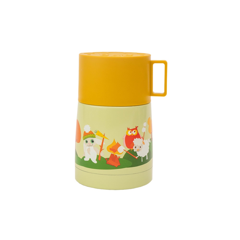 Blafree Food Jar 500 Ml Hiking Bunny Green/yellow 