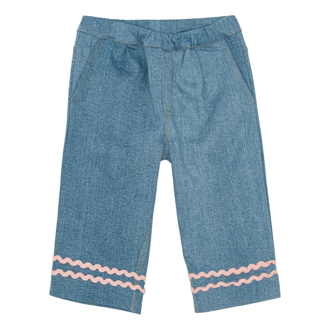 Hazel Byxor Mid Blue Rinse