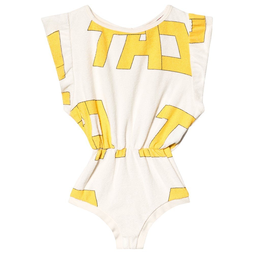 Koala Kids Romper Rå Hvit med Tao Trykk