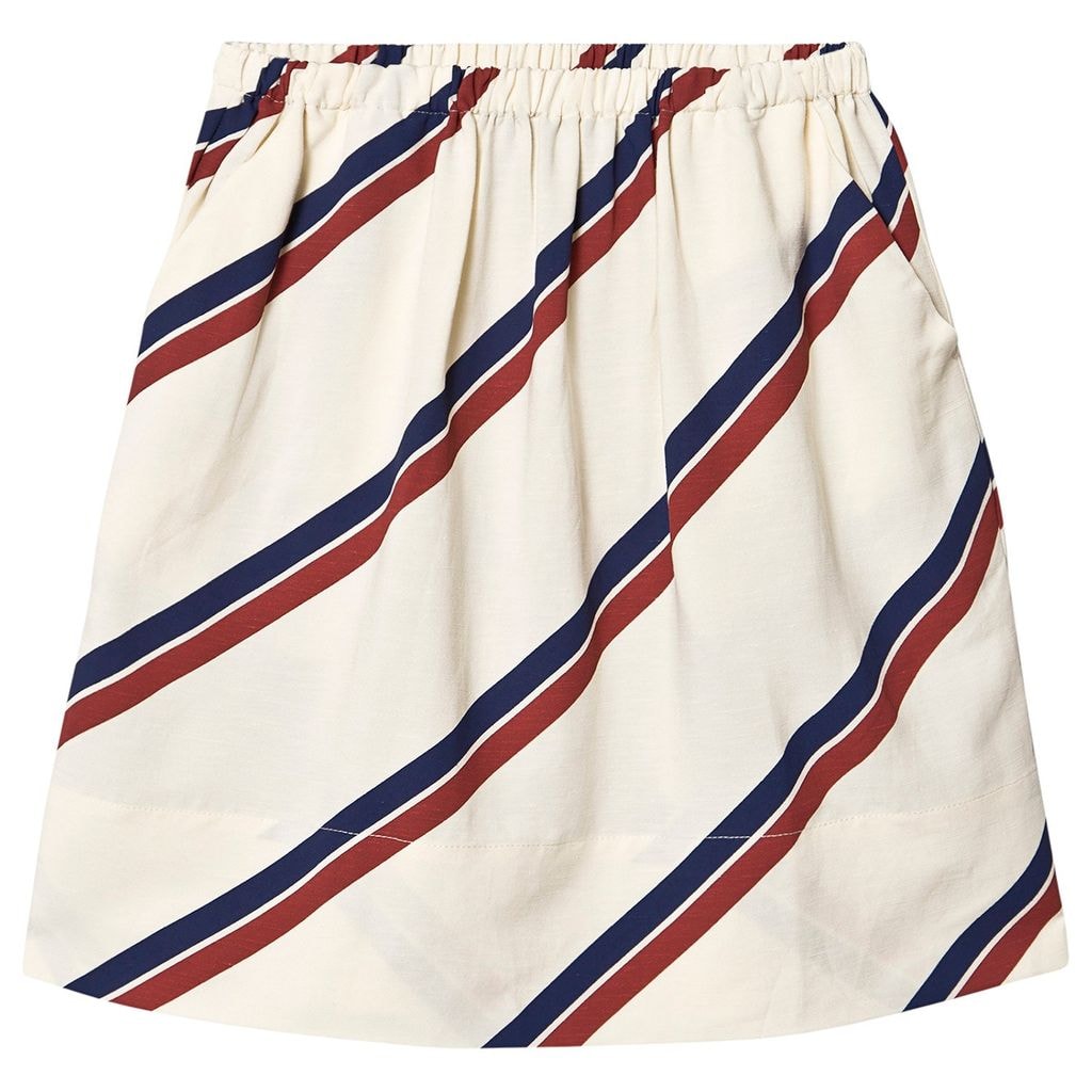 Sow Skirt Raw White Stripes