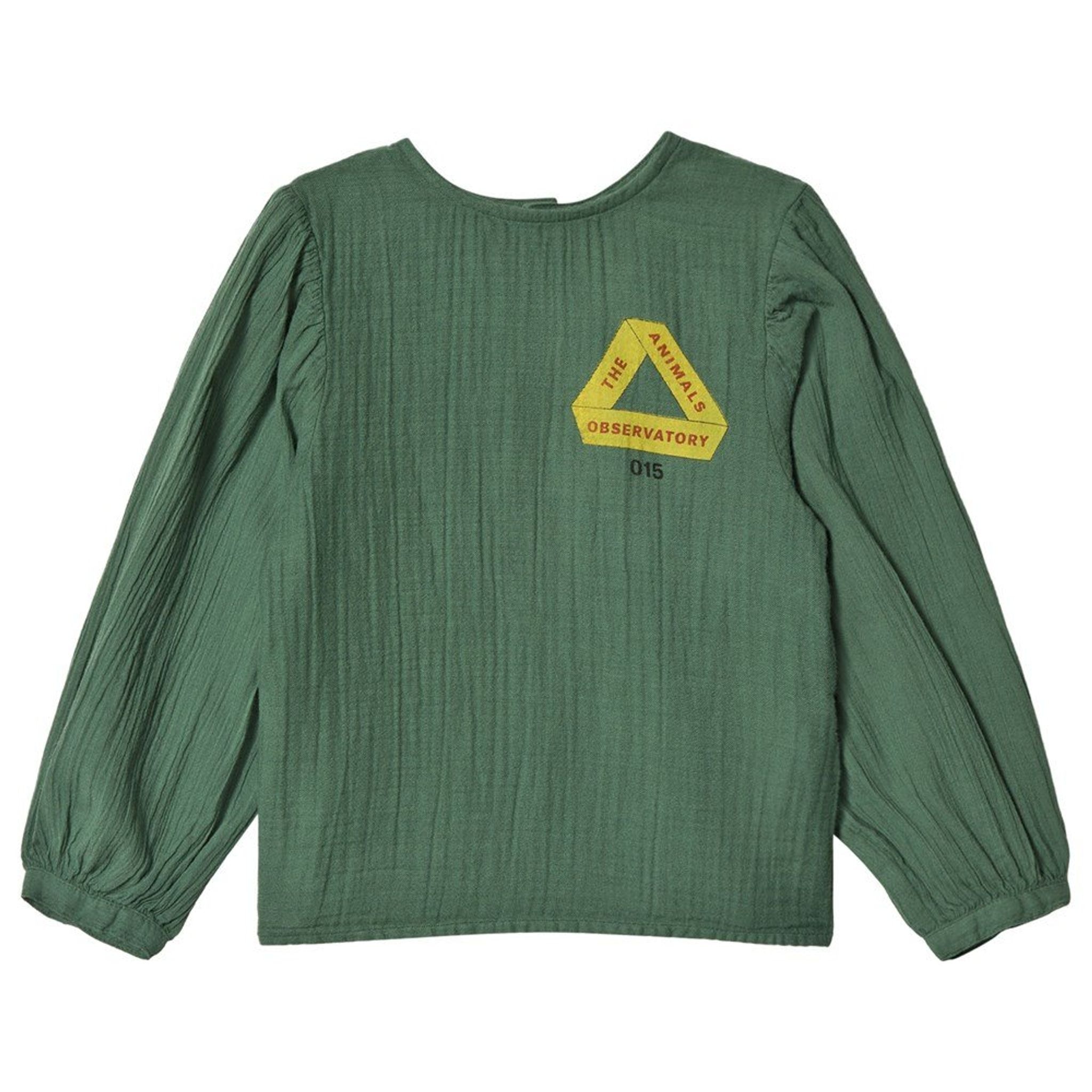 Opossum Shirt Green Triangle