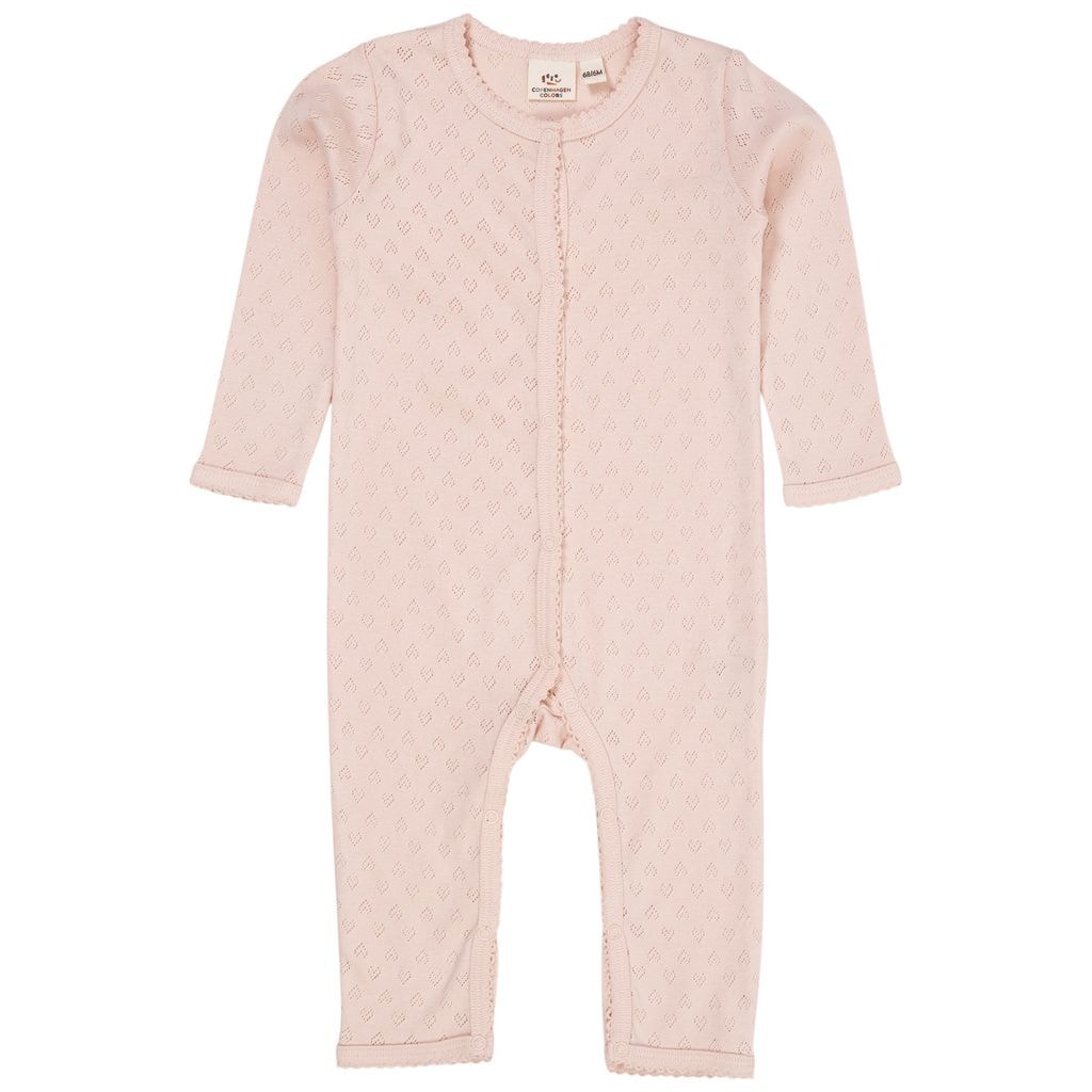 One-piece In Pointelle Dusty Rose