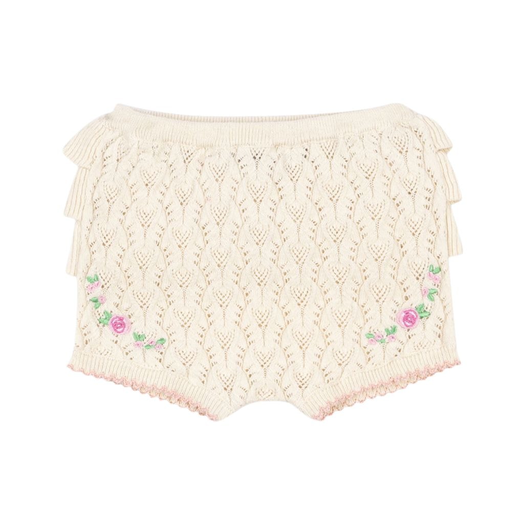 Rosier Stickade Bloomers Cream Off White