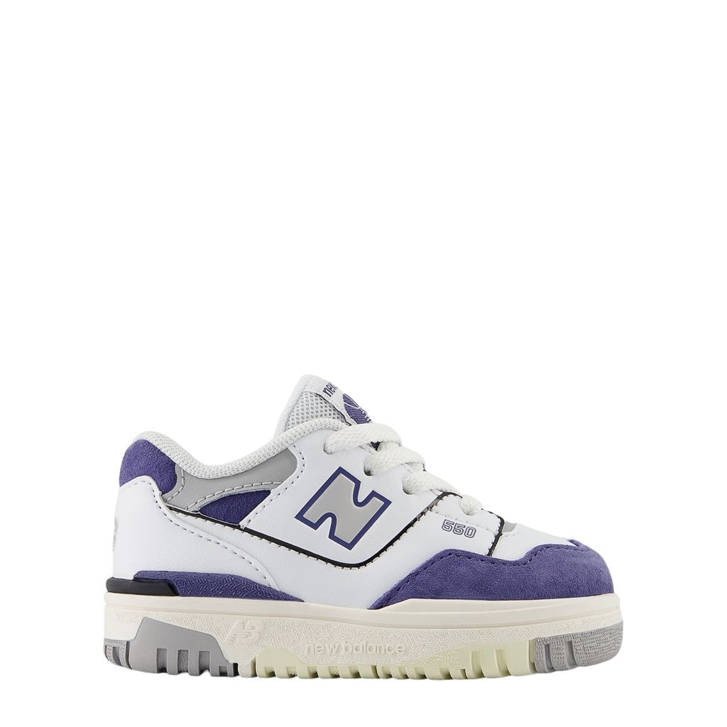 550 Baby Lace Sneakers White