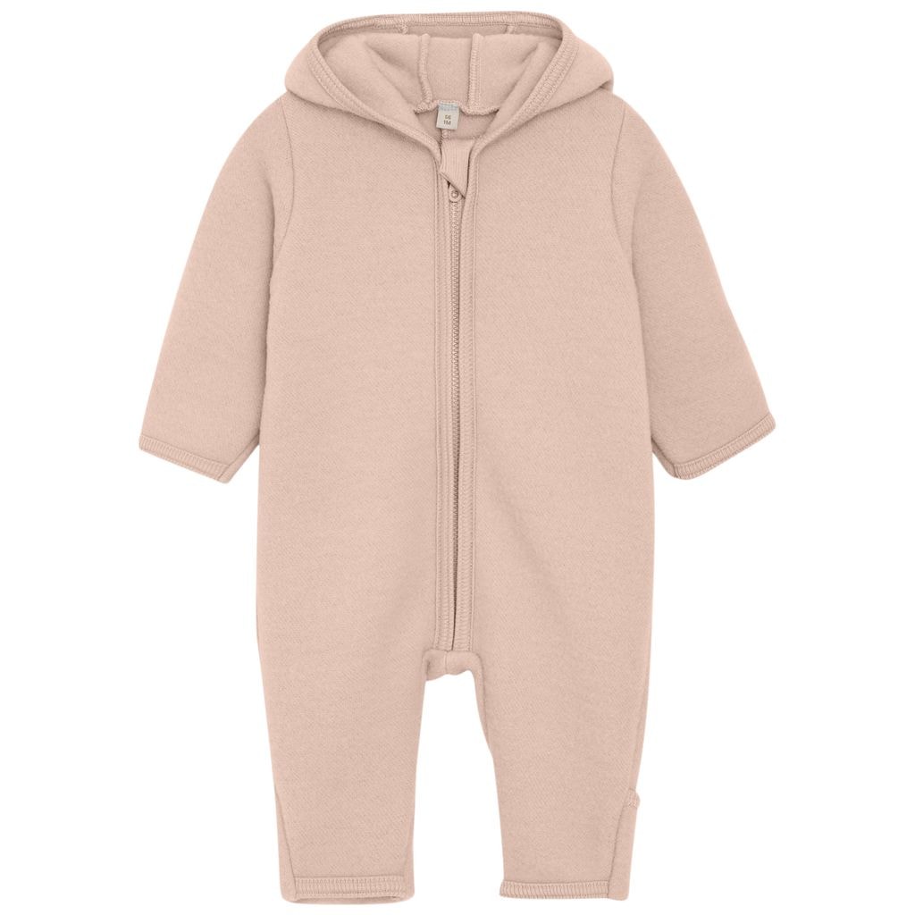 Pram Suit Wool Fleece (M) Mahogany Rose