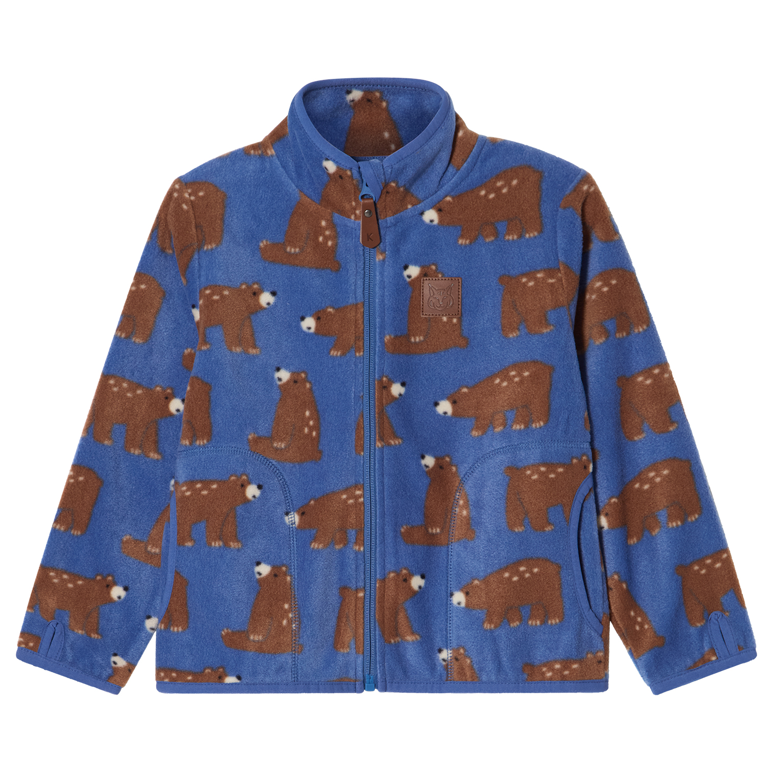Northpole Fleecejacka Nordic Blue Bear