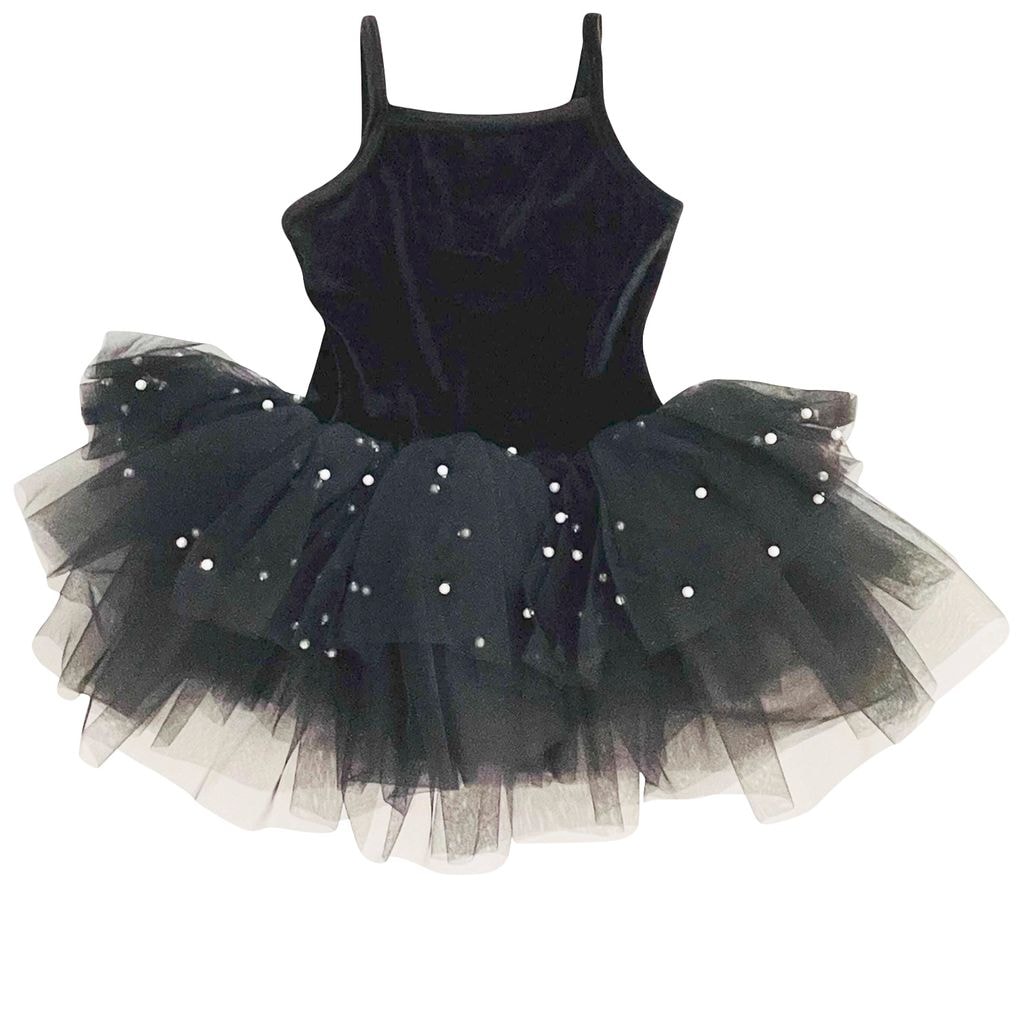Pearl Leotard Black