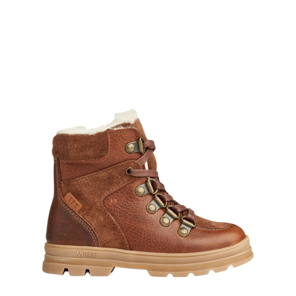 Toni Tex Cognac Snøstøvler med Hiker-9002 Design