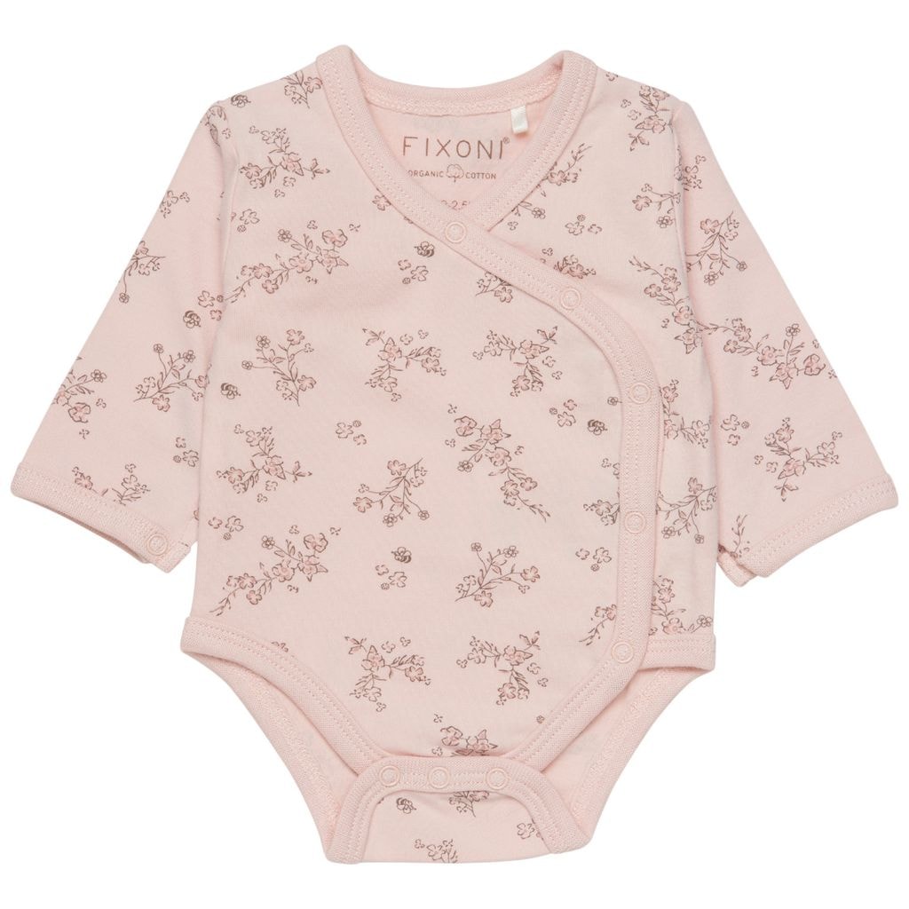 Mønstret Wrap Body Sepia Rose
