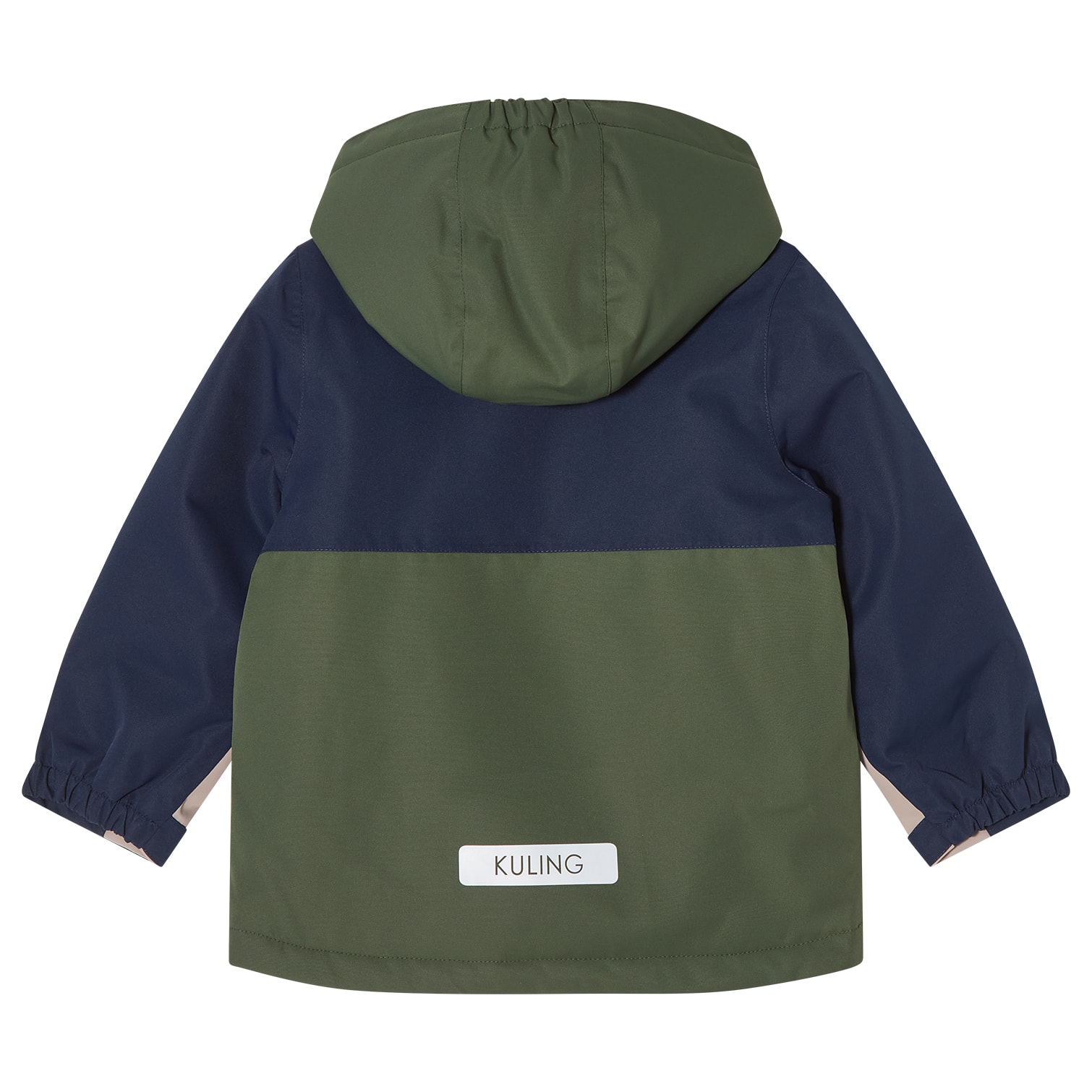 Sarek Vinterjakke Navy Forest Green Blocking