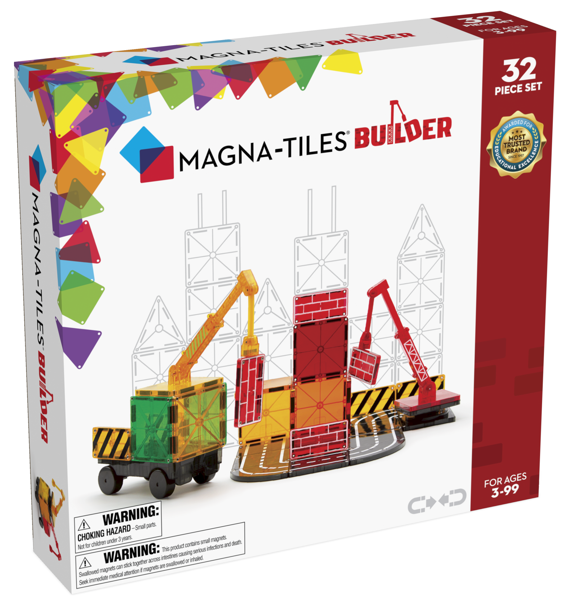 MAGNA-TILES Builder 32 Pcs Set