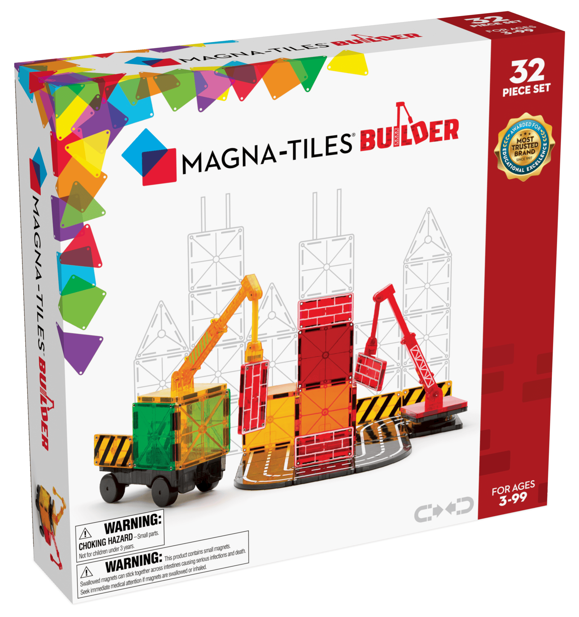 MAGNA-TILES Builder 32 Pcs Set Vit