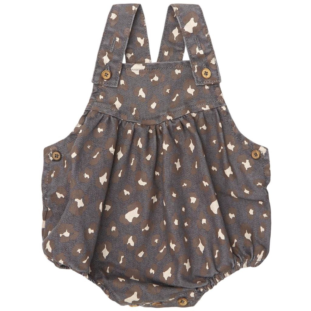 Denim Animal Print Body Dark Grey