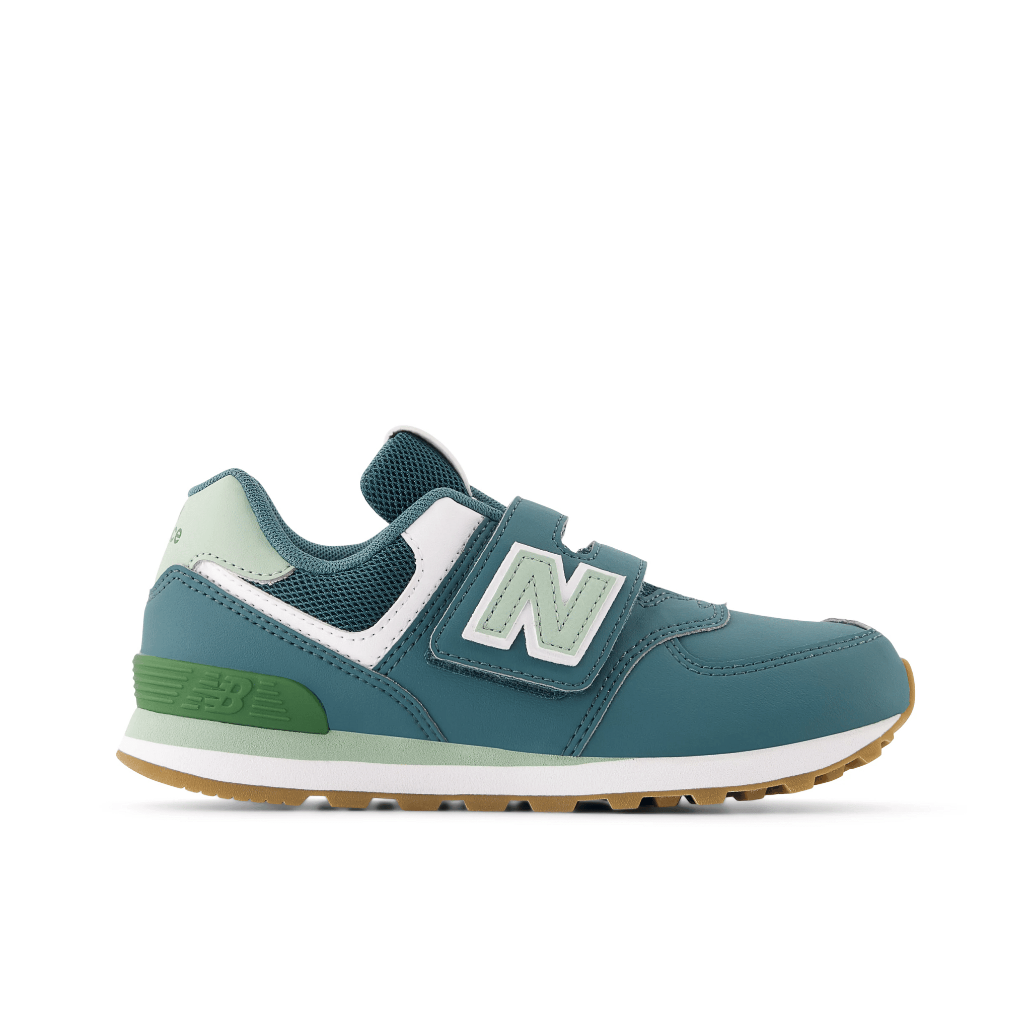574 Kids NEW-B Hook & Loop Sneakers New Spruce 