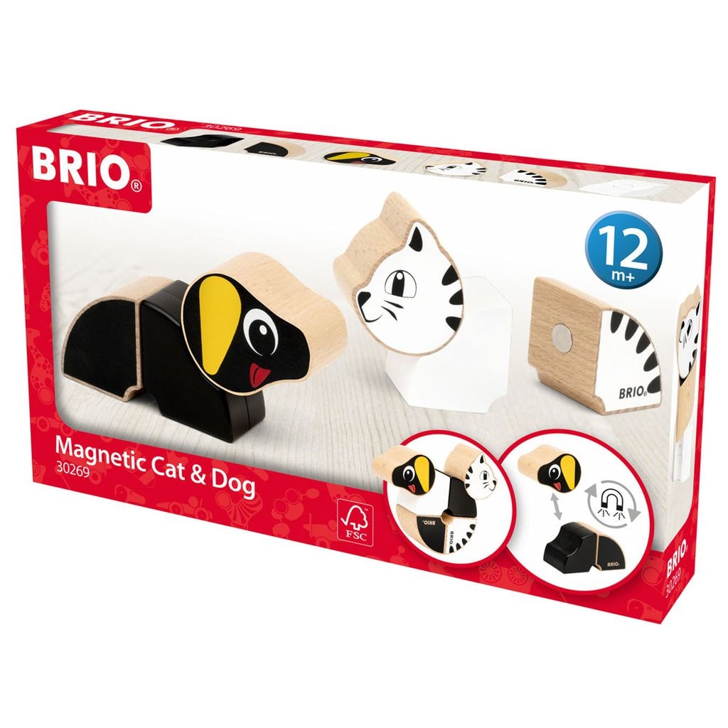 BRIO® Baby  - 30269 Magnetisk Katt Og Hund