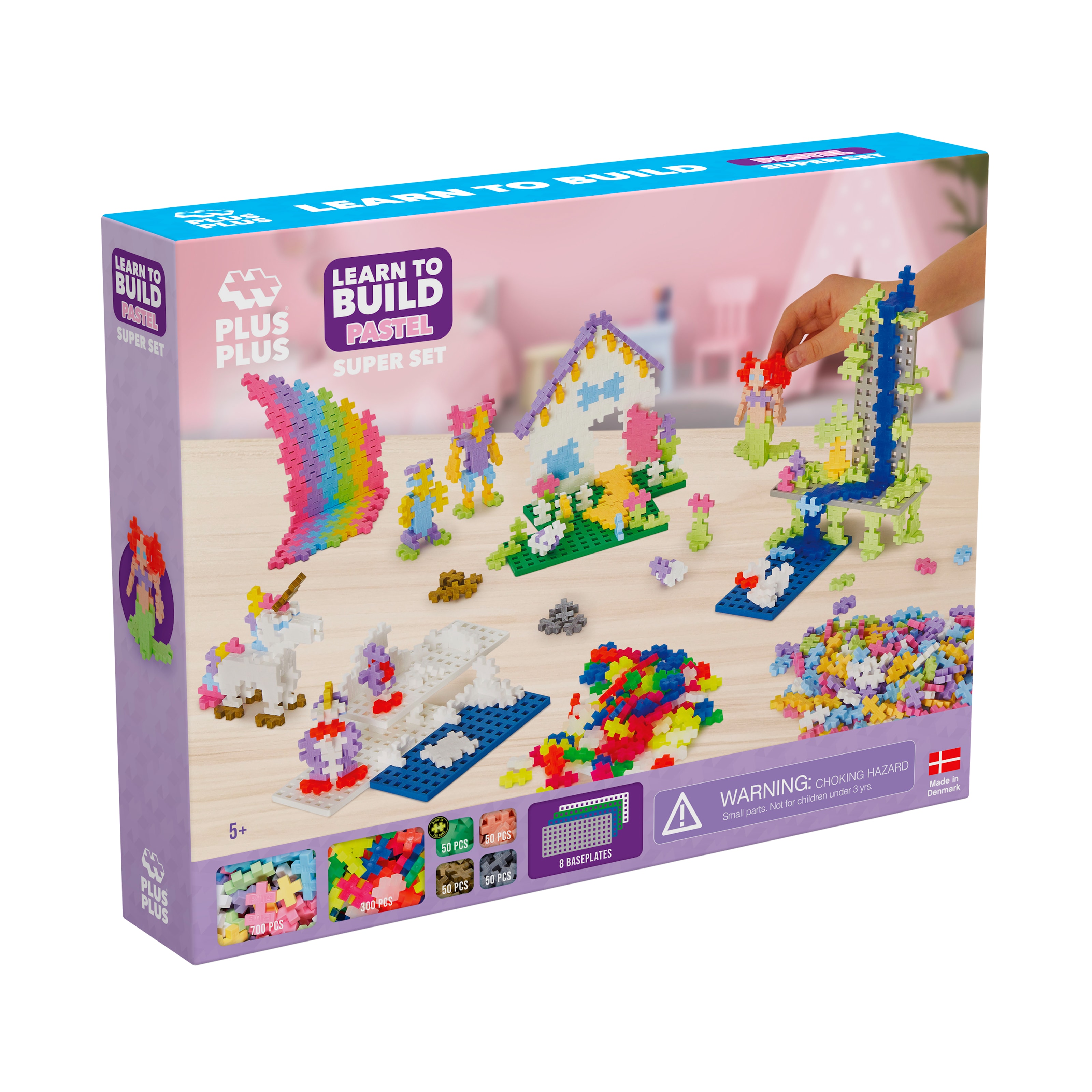 1200-Piece Plus-Plus® Pastel Learn To Build Super Set