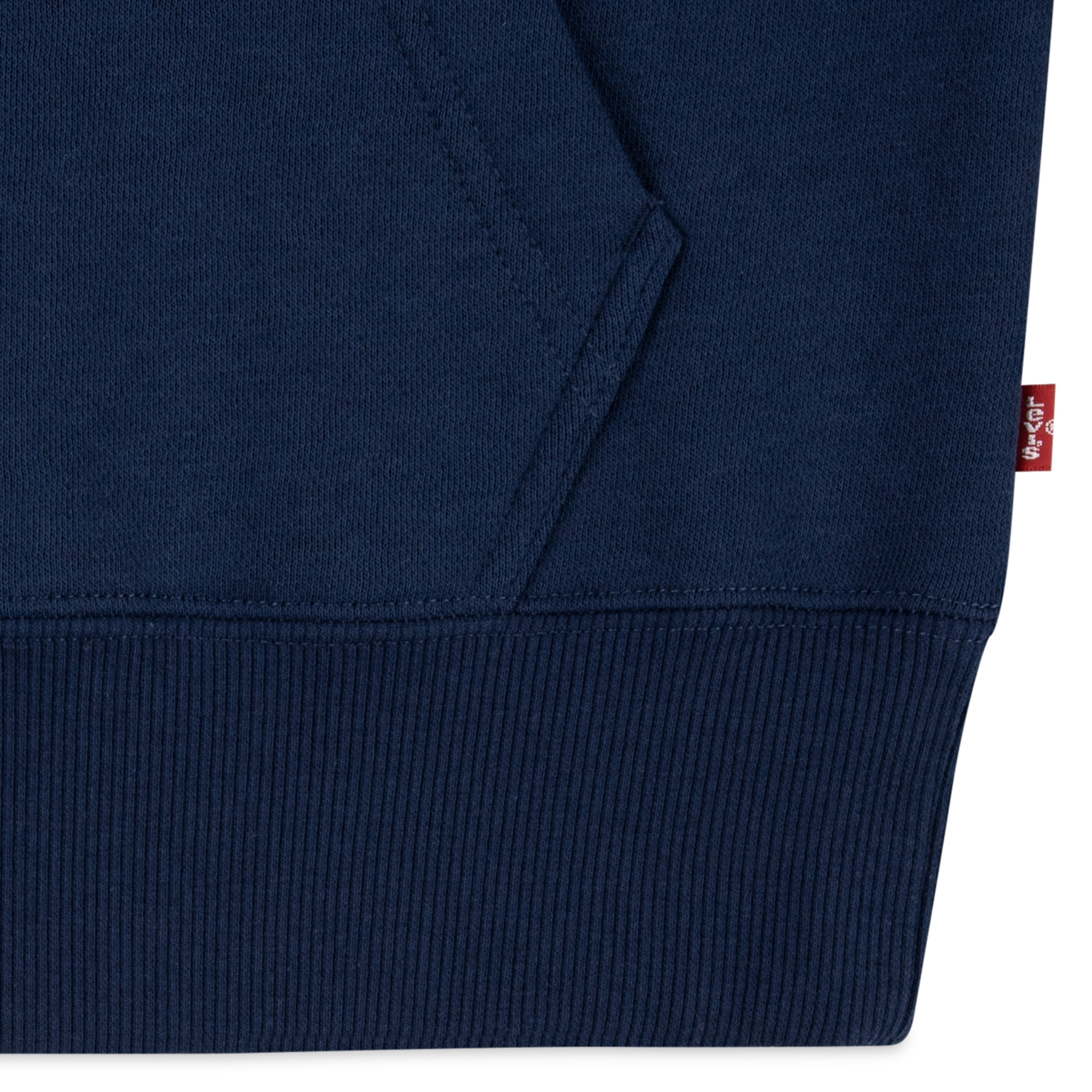 Mini Batwing Pullover Hettegenser Dress Blues