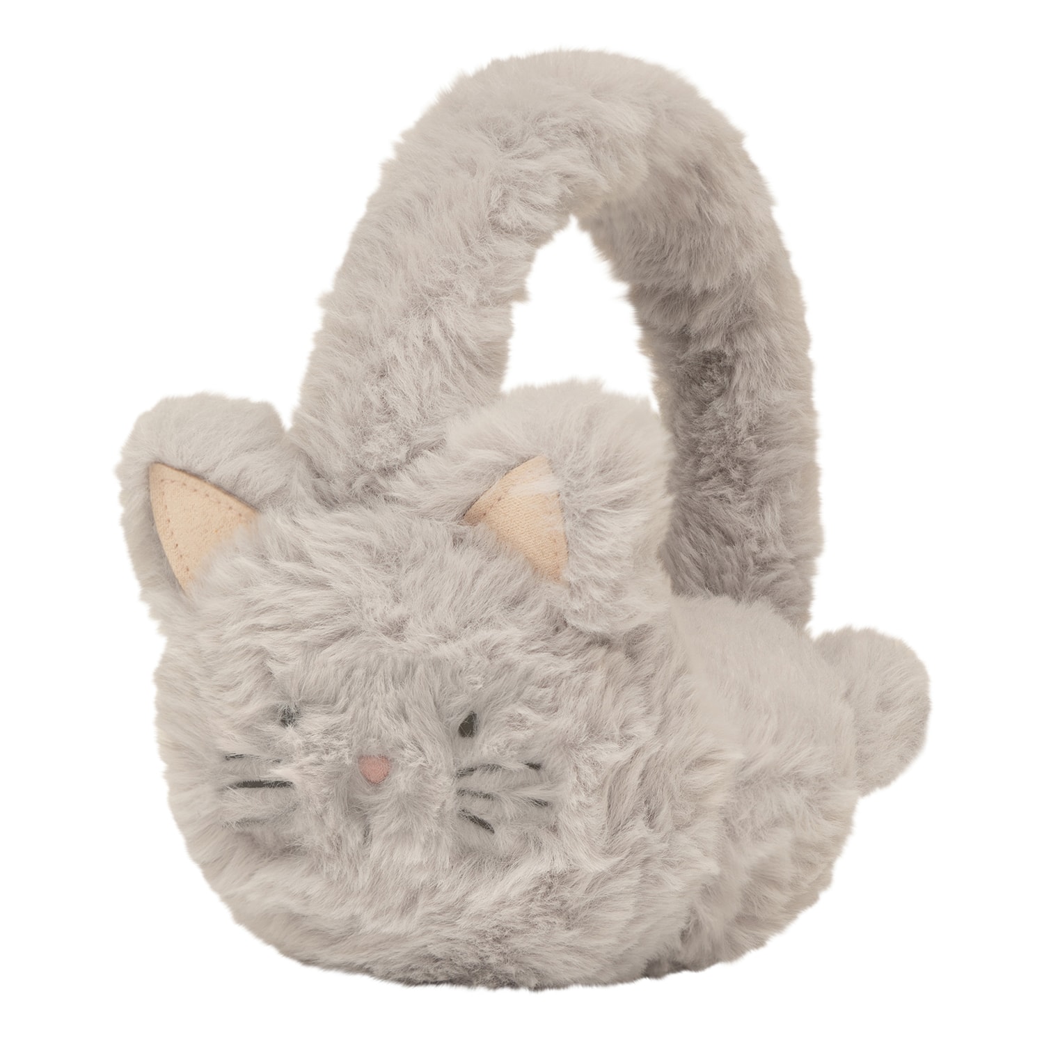 Kitty Cat Earmuffs Grey 