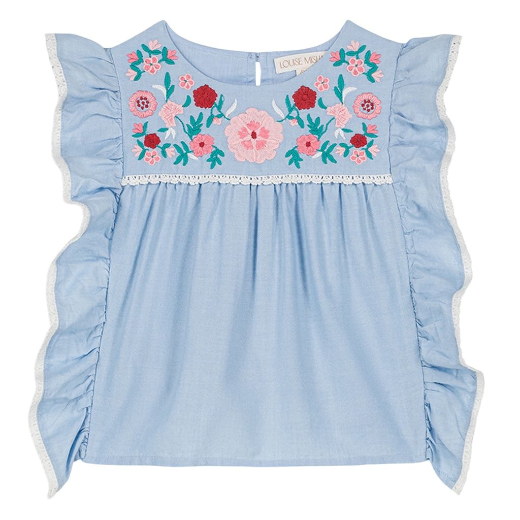 Mala Blouse Light Blue