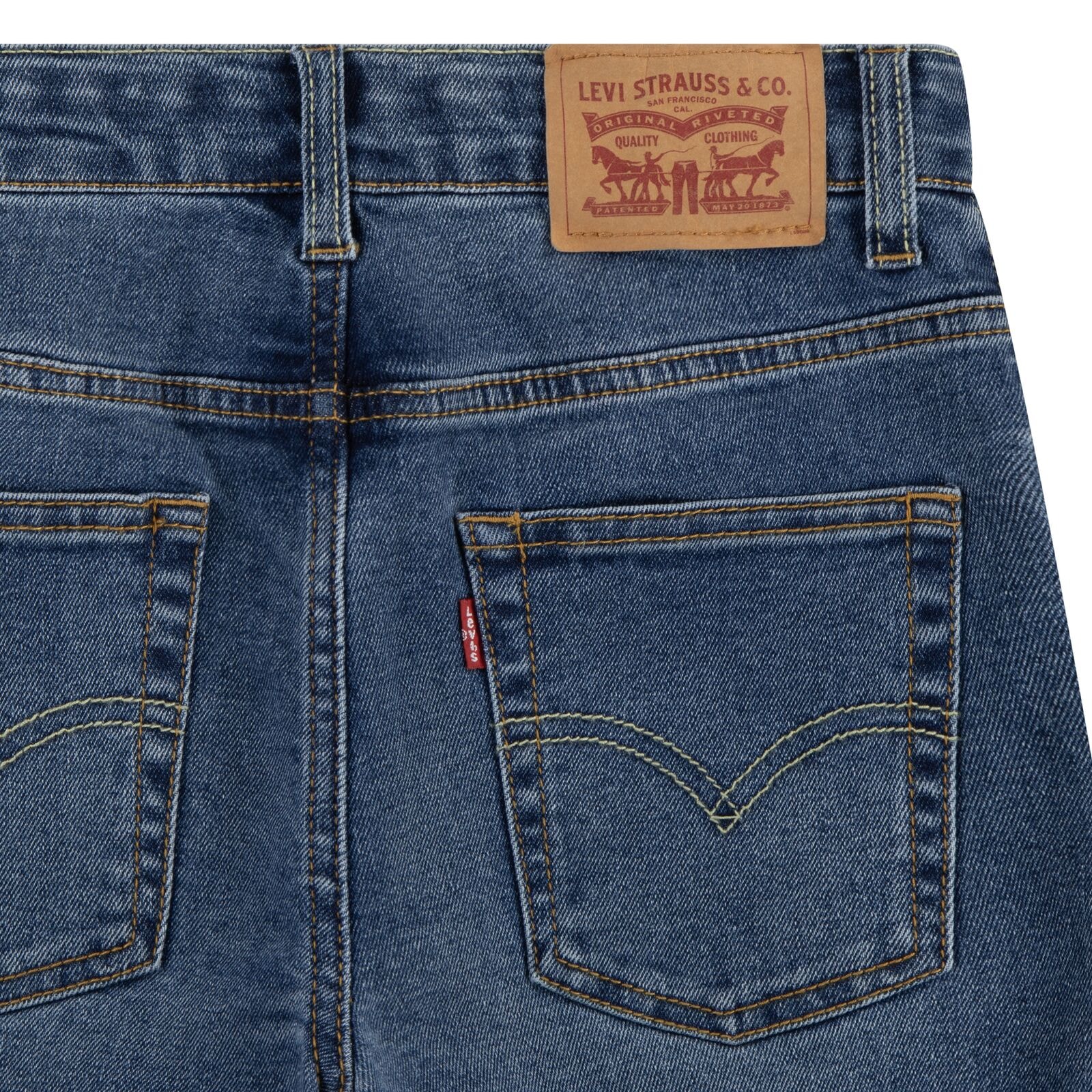 New 511 Slim Fit Denim Short Goldenrod