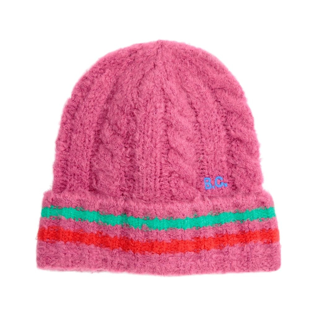 B.C Knitted Beanie Fuchsia
