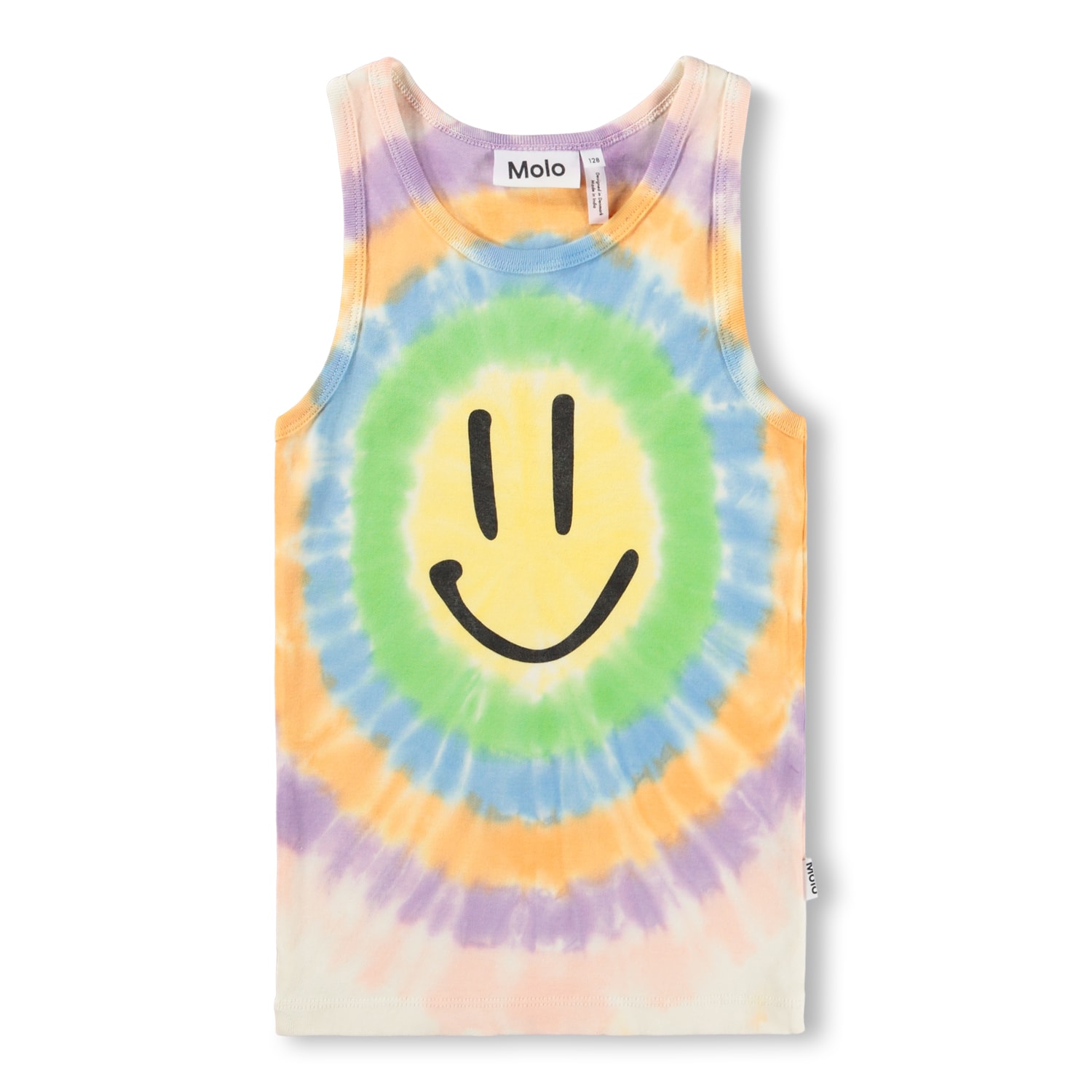 GOTS Rosie Tank Top Vibrant Tie Dye 