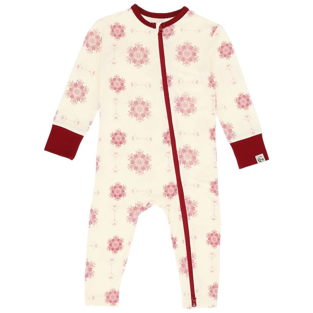Kos Footed Baby Body Deep Red (P)