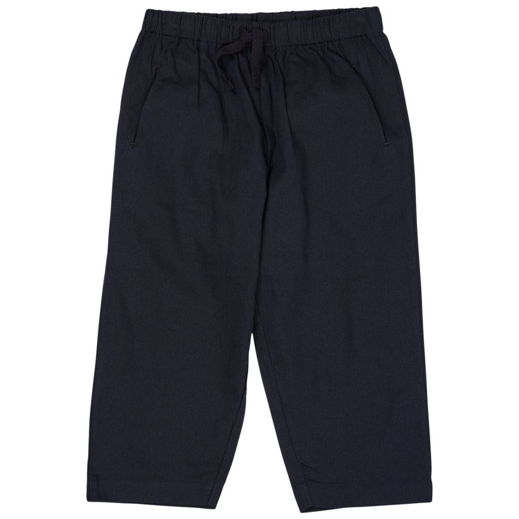 Solid Byxa I Twill Navy