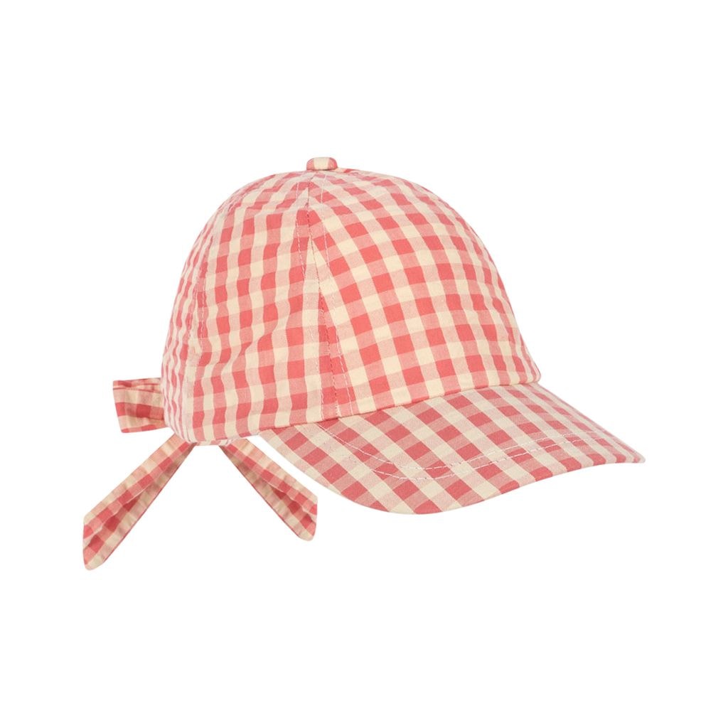 GOTS Kim Bow Cap Flamingo Plume Check