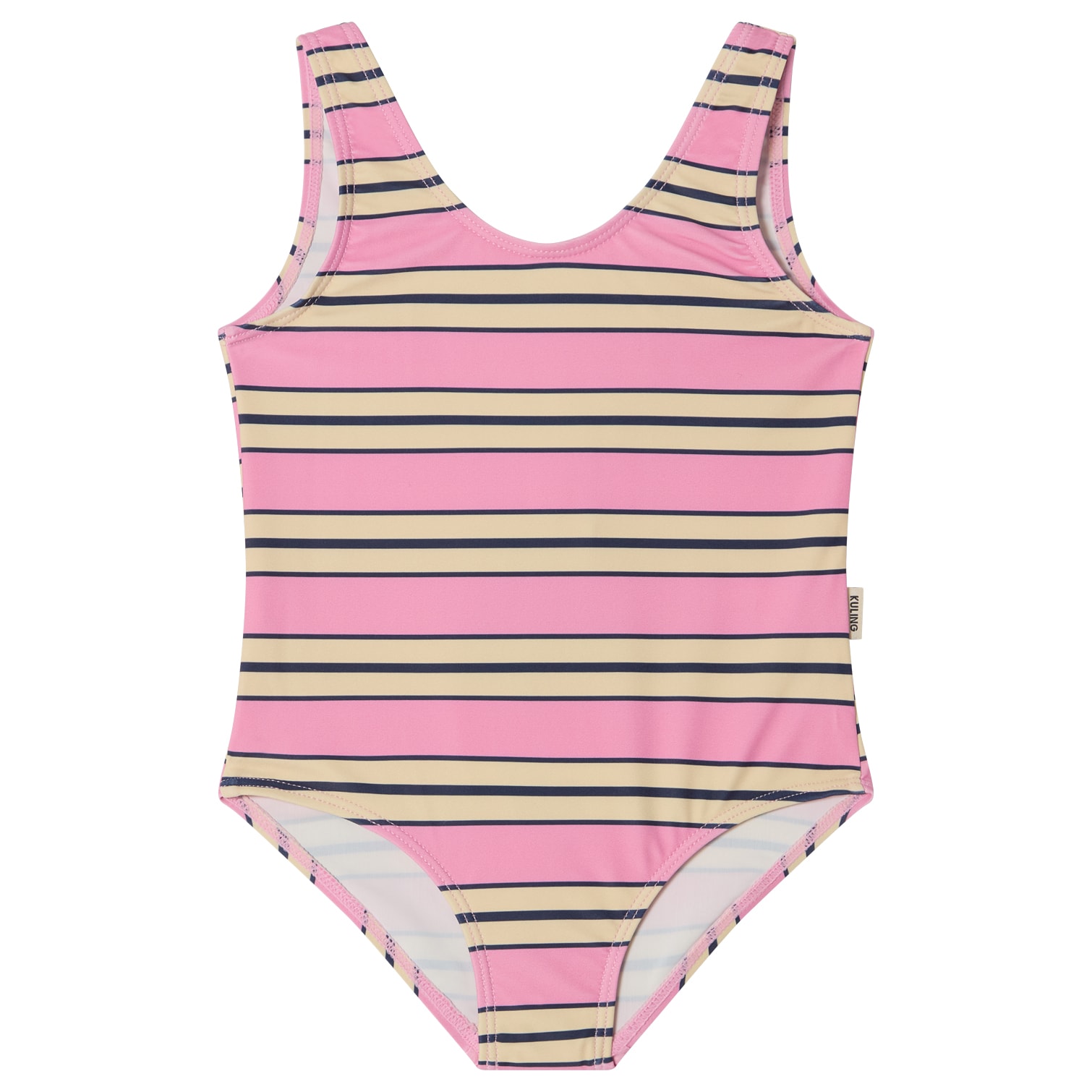 Milos UV Baddräkt Happy Pink Stripe 