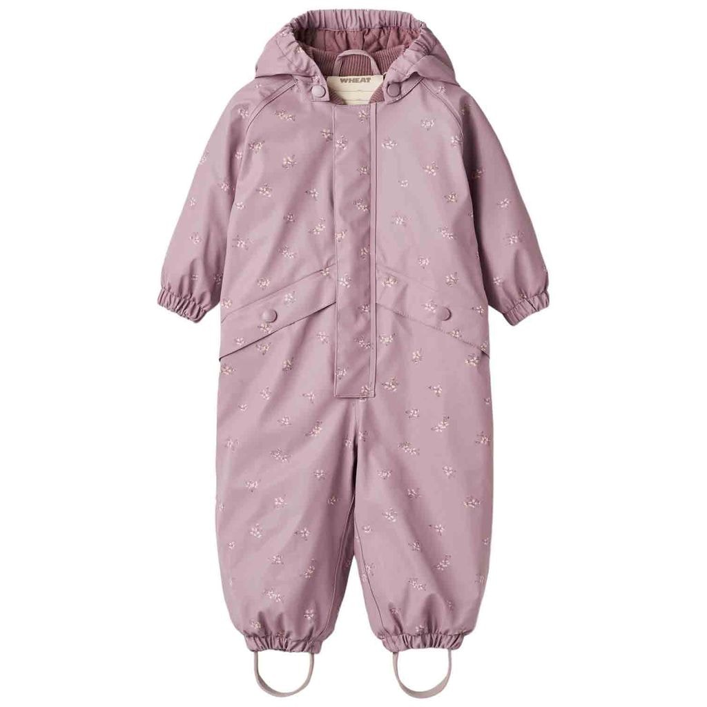 Thermo Rainsuit Aiko Soft Lilac Flowers (연보라색 꽃무늬)